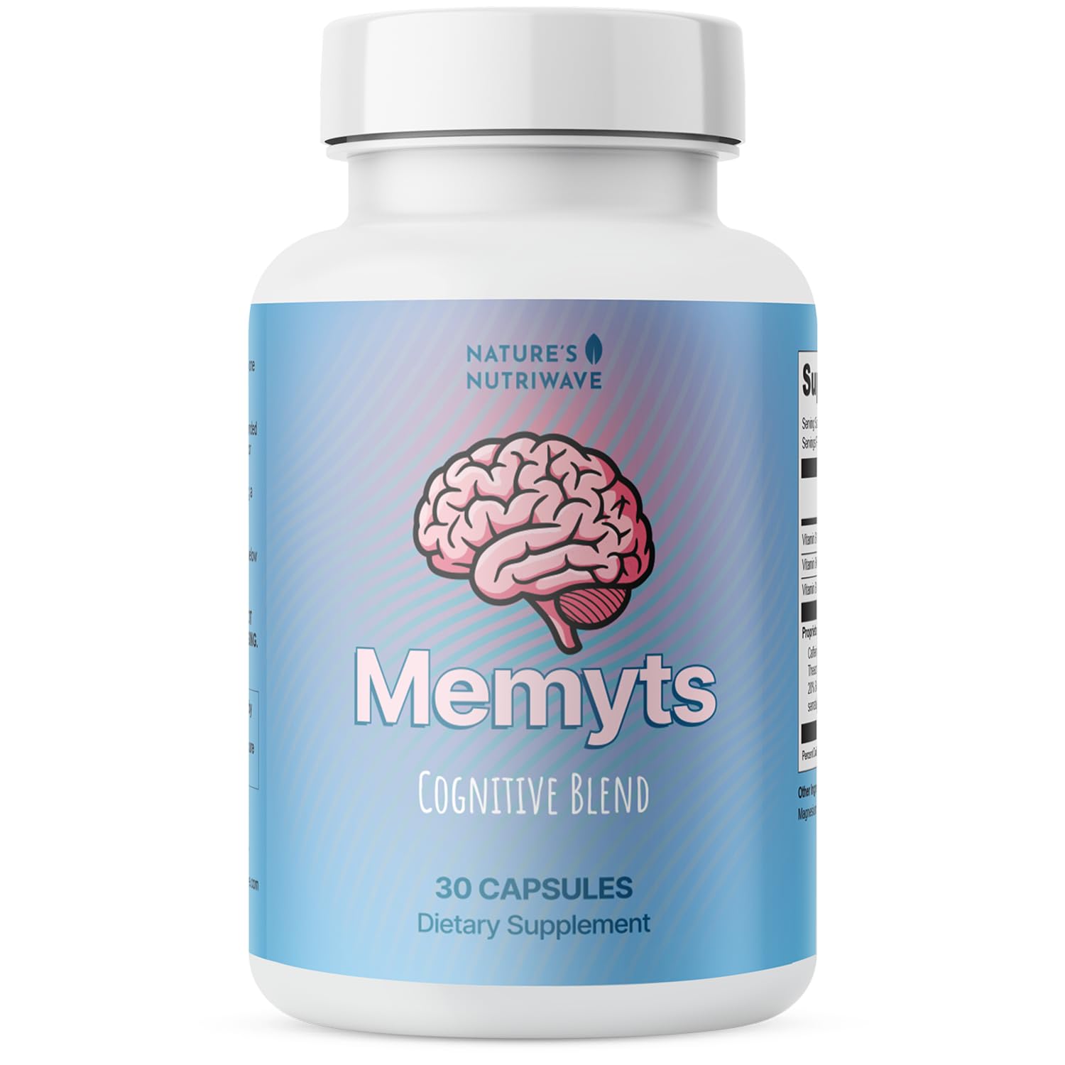 Nature’s NutriWave Memyts B Vitamins & Herbal Extract Capsules, 30 Capsules