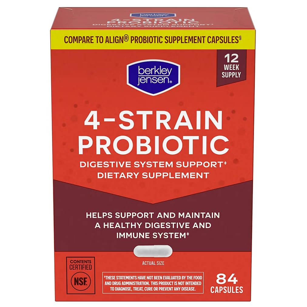 Berkley Jensen Probiotic for Women and Men Capsule 84 Count