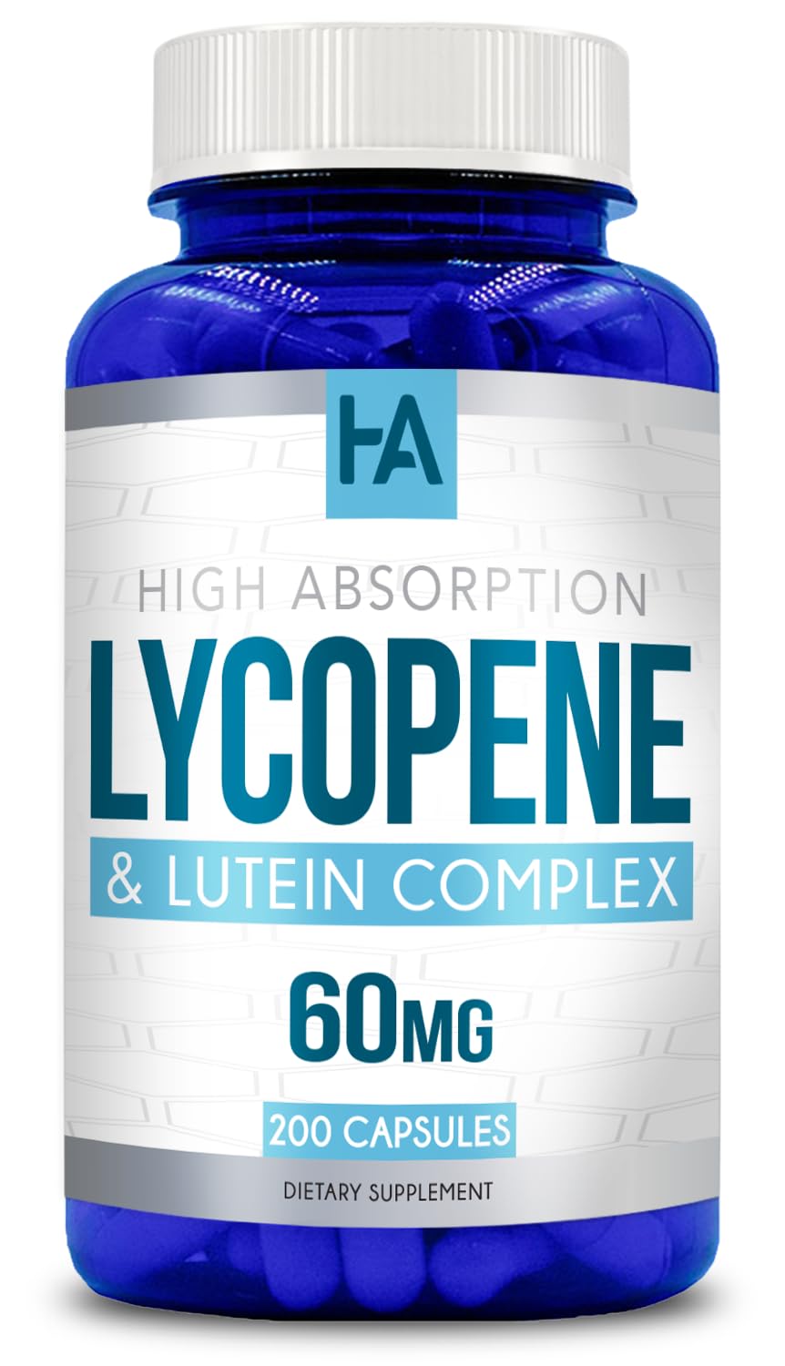 Healing Awakening Lycopene & Lutein Complex Capsules, 200 Count