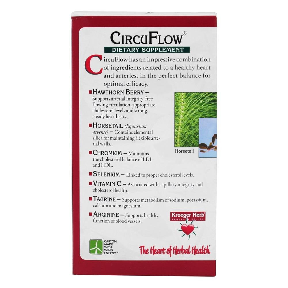 Kroeger Herb Products Circuflow Capsules 270 Count