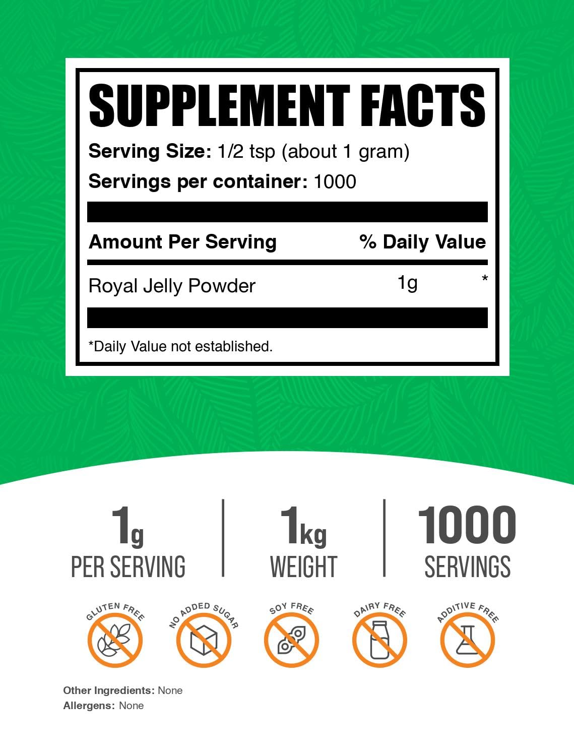 BulkSupplements Royal Jelly Powder 35.27
