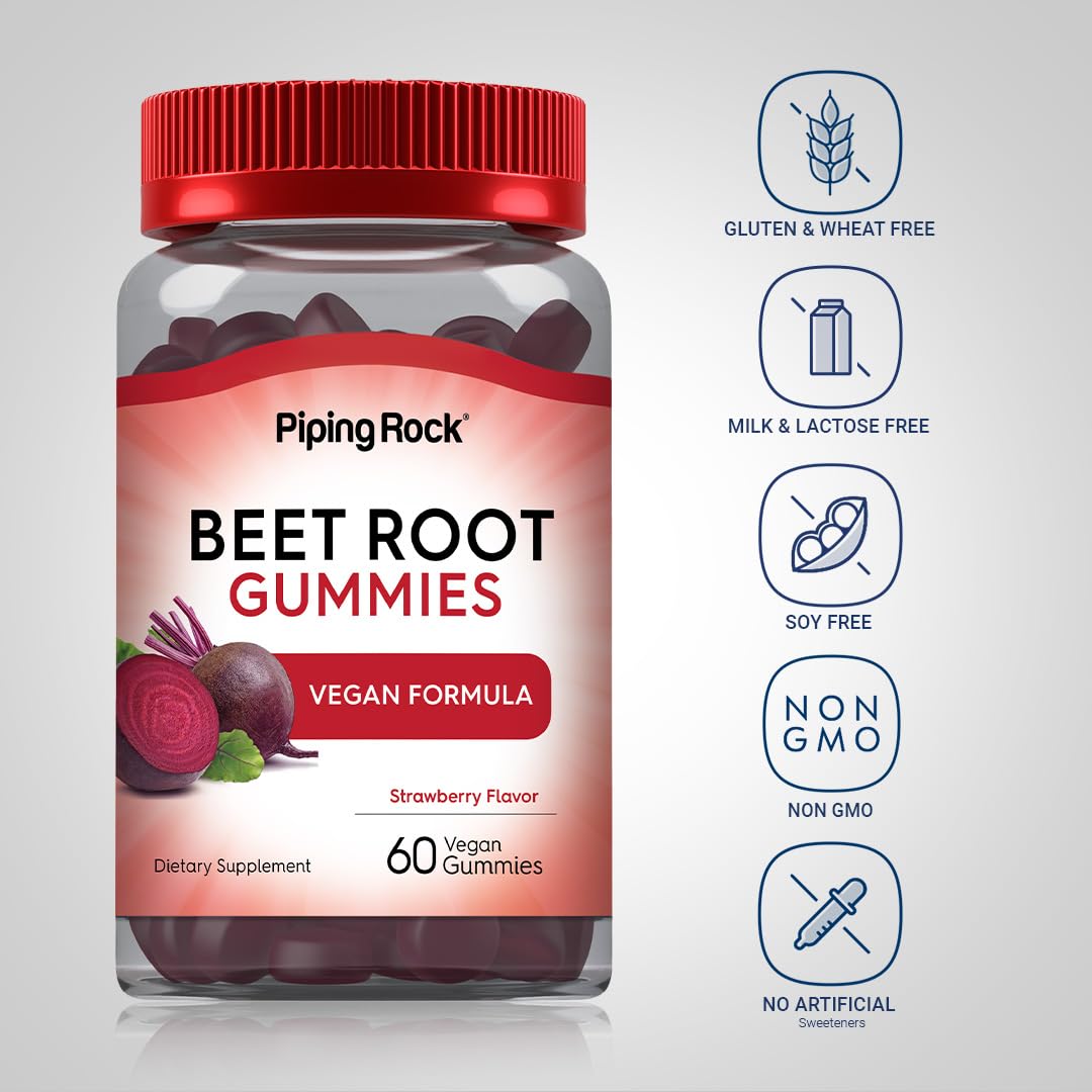 Piping Rock Beet Root Gummies 60 Count