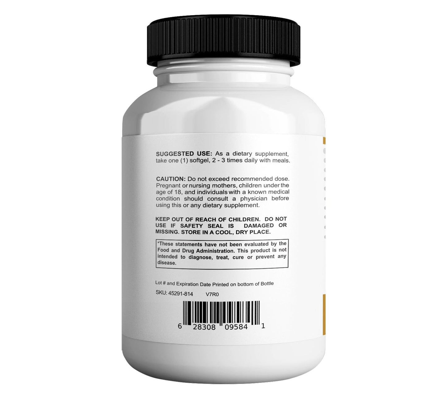 BIOQUIRE Dry Eye 3 Gold Omega-3 Fish Oil Capsules, Extra Strength, 180 Capsules