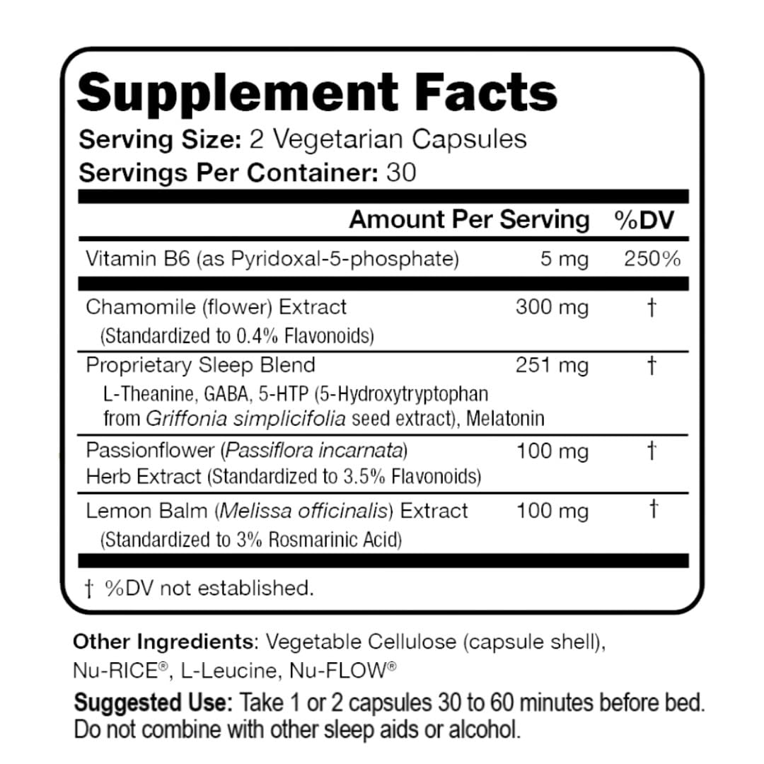 Script Essentials Sleep Script with Melatonin Capsule, 60 Capsules
