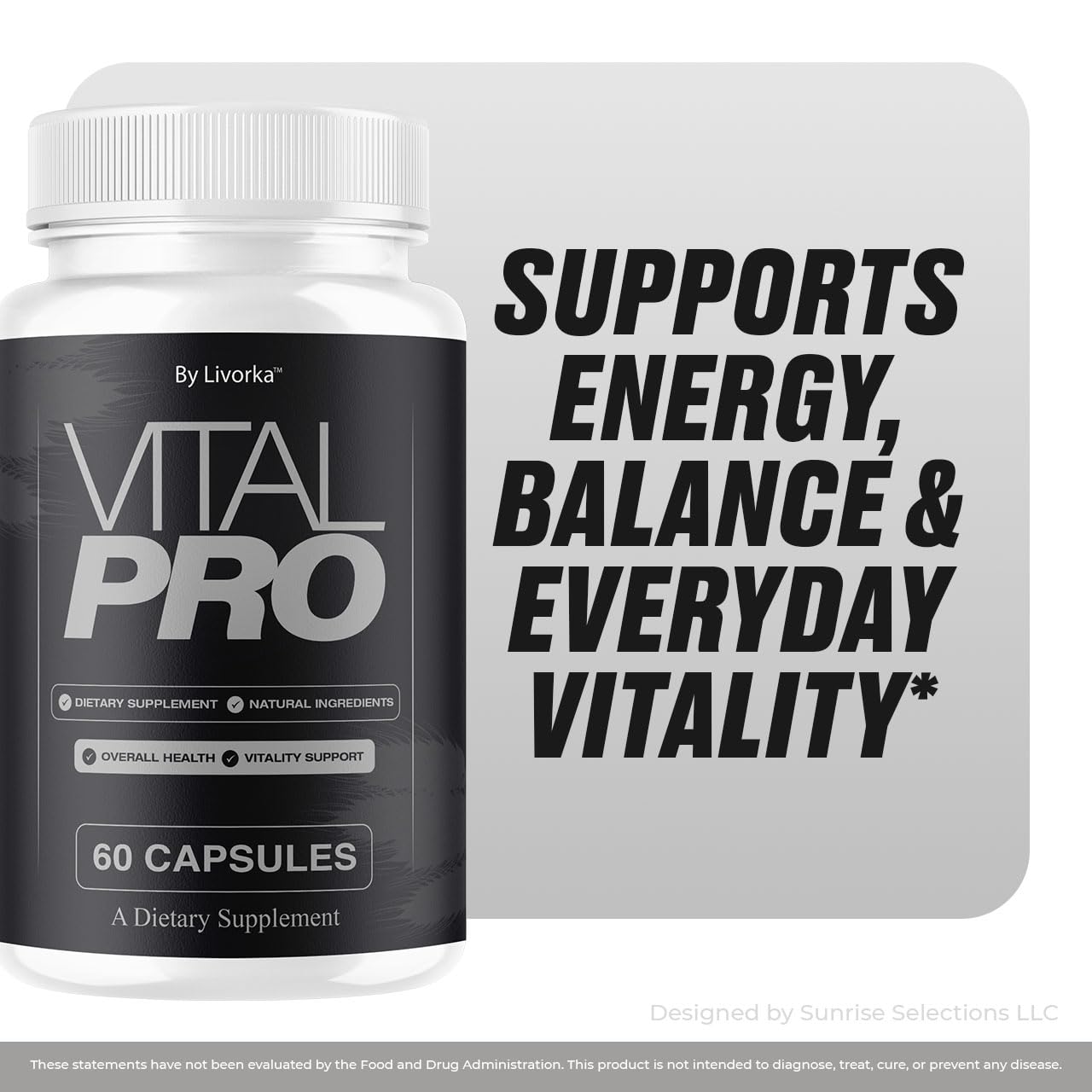 LIVORKA Vital Pro Capsules 300 Capsules