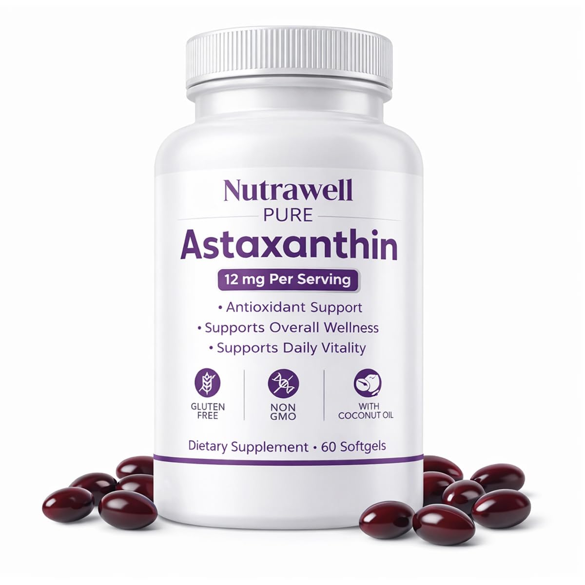 IRMI Nutrawell Astaxanthin 12 mg Softgels 60