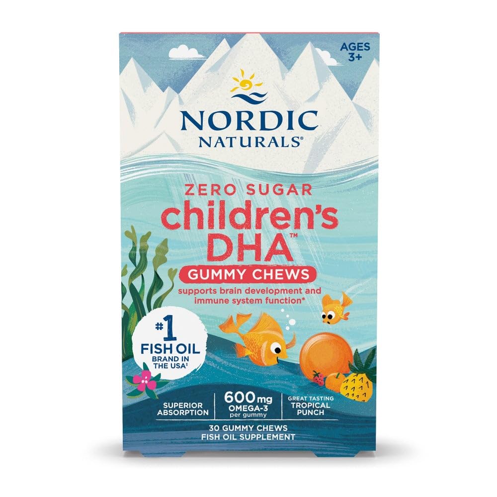 Nordic Naturals Zero Sugar Children’s DHA Gummy Chews - 30 Gummies