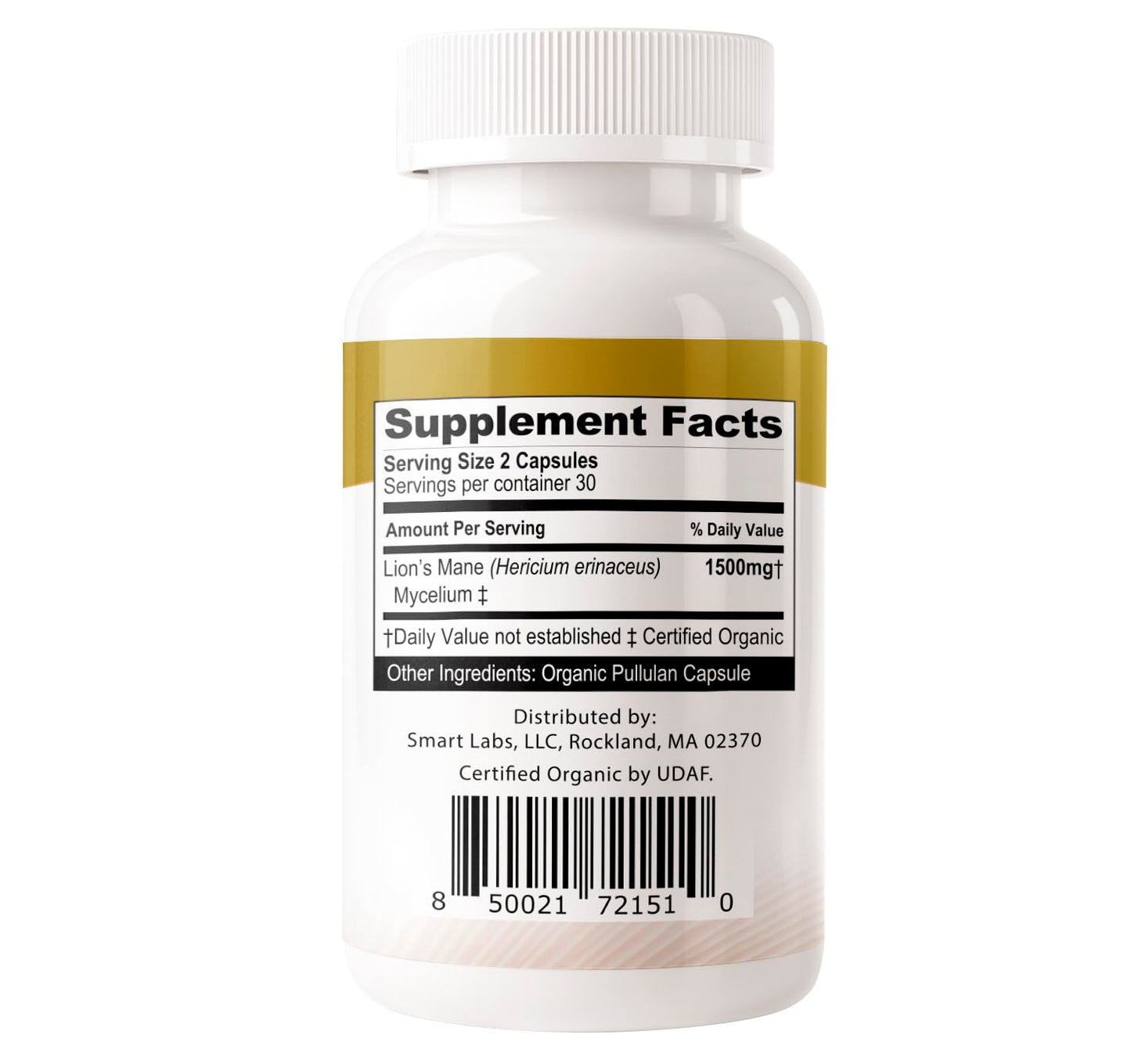 Espure Organic Lion's Mane Capsules 60 Count