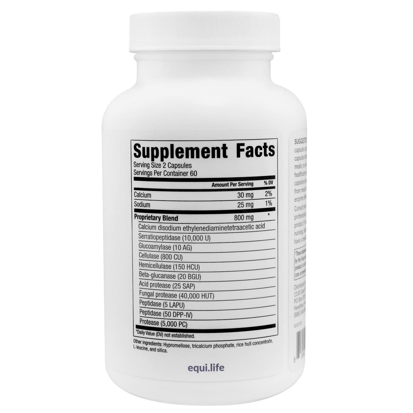 Equilife FloraFilm Enzyme Blend Capsules 120