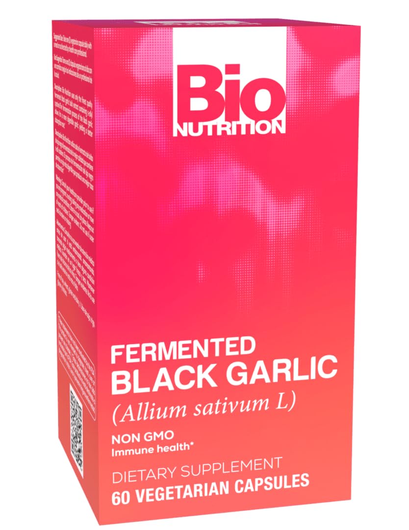 Bio Nutrition Fermented Black Garlic 60 Capsules