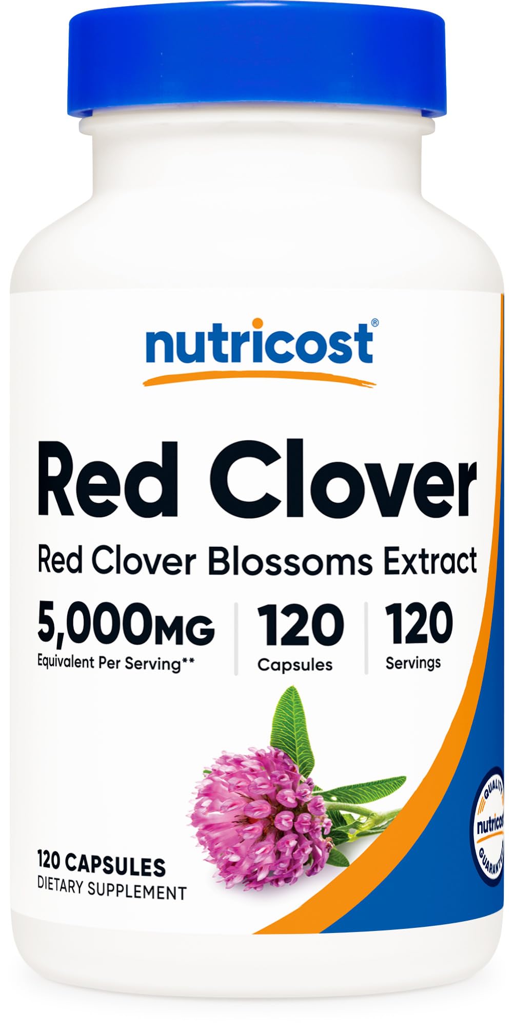 Nutricost Red Clover Blossoms Supplement Capsule 120 Count