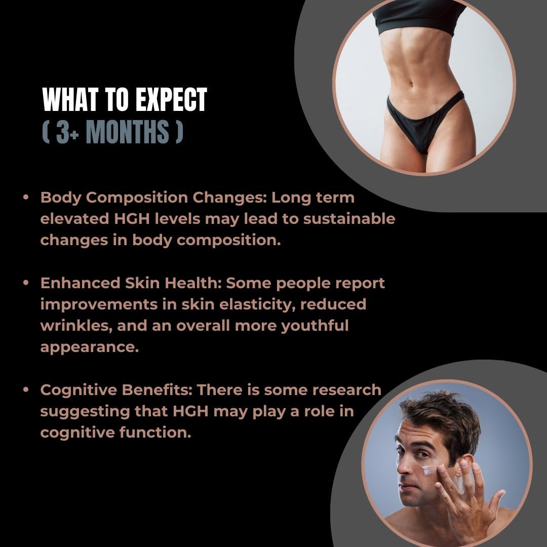 Evolve Nutraceuticals HGH Booster 2X Strength Capsule, 150 Count