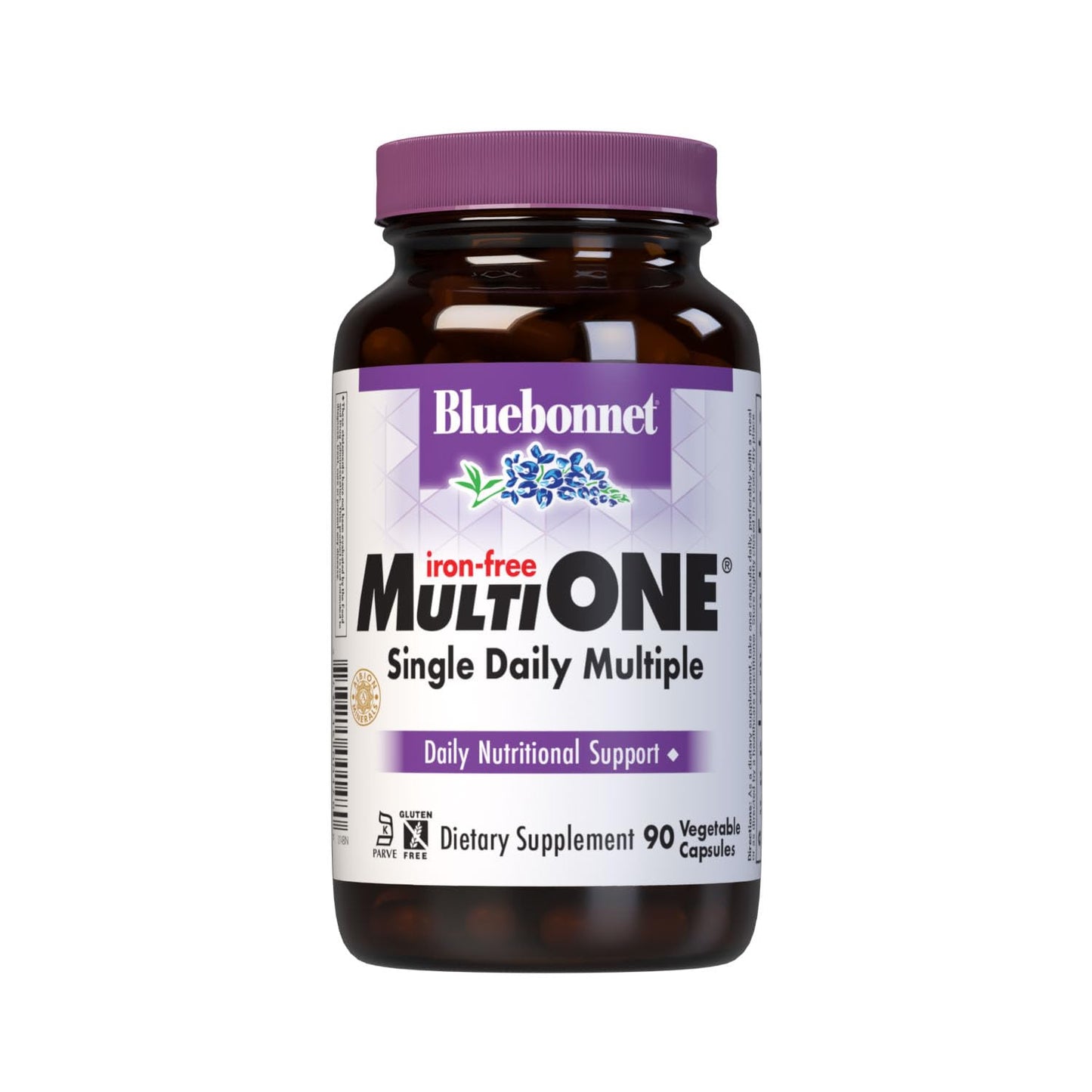 BlueBonnet Multi One (Iron Free) Vegetable Capsules 90 Count