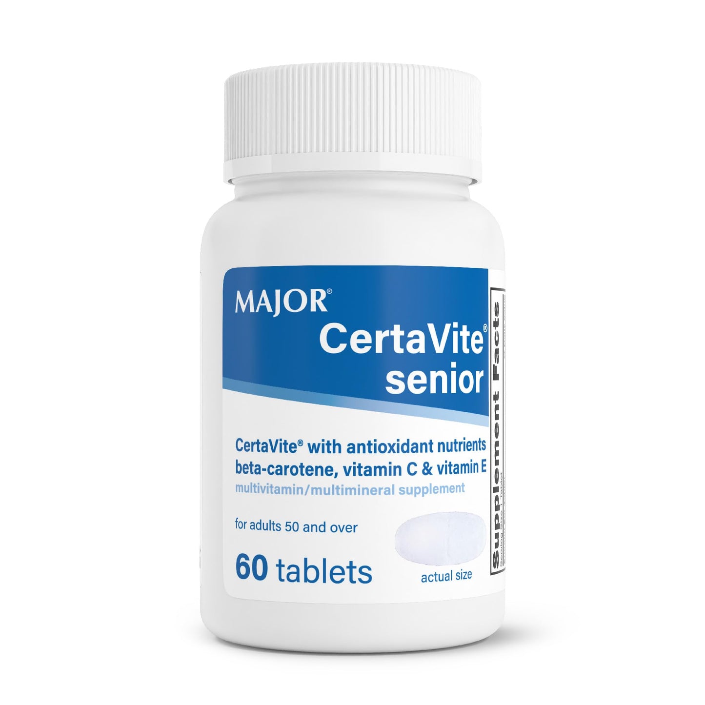 MAJOR CertaVite Senior Multivitamin with Antioxidants Tablet 60 Tablets