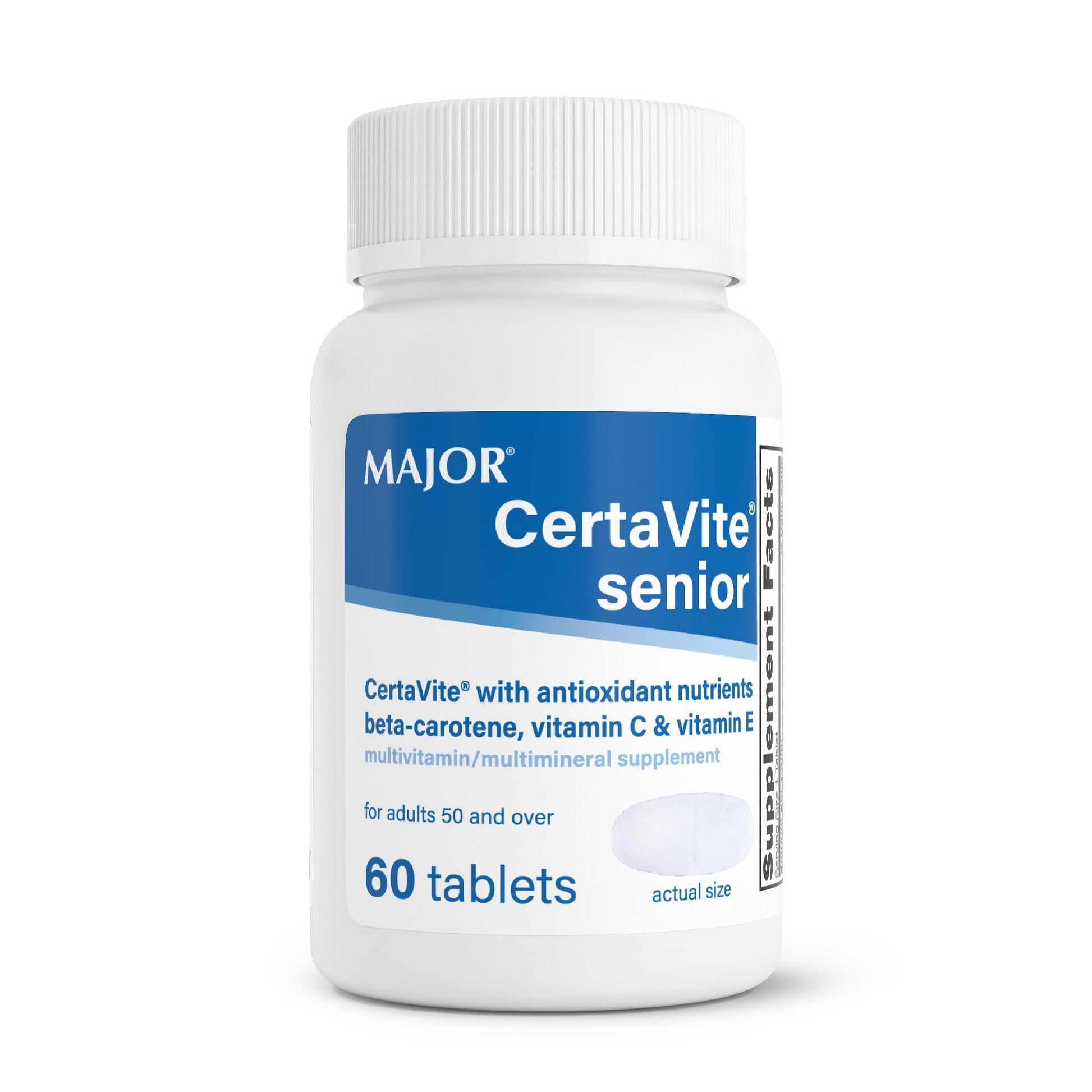 MAJOR CertaVite Senior Multivitamin with Antioxidants Tablet 60 Tablets