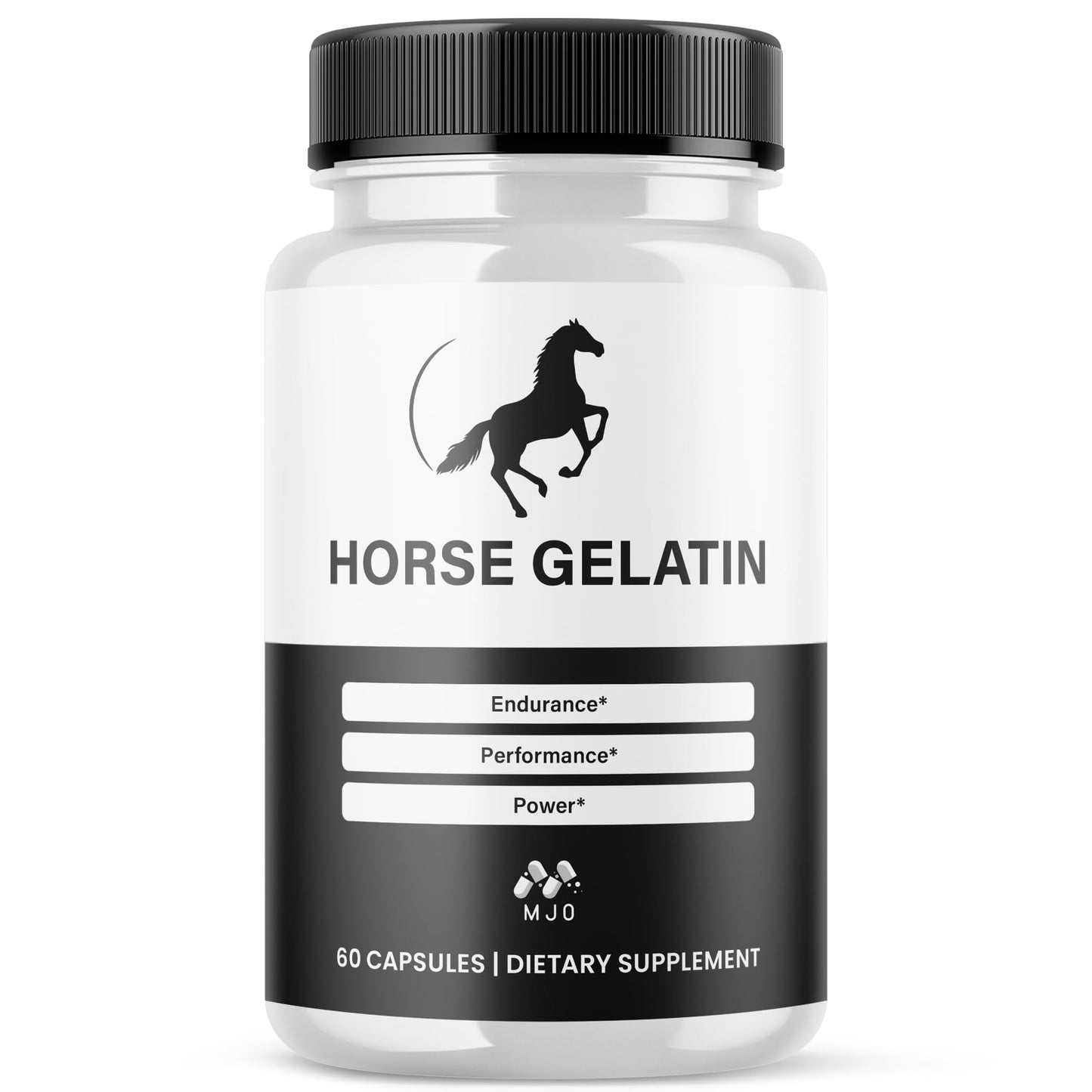 MJO Horse Gelatin Capsules, 60 Count