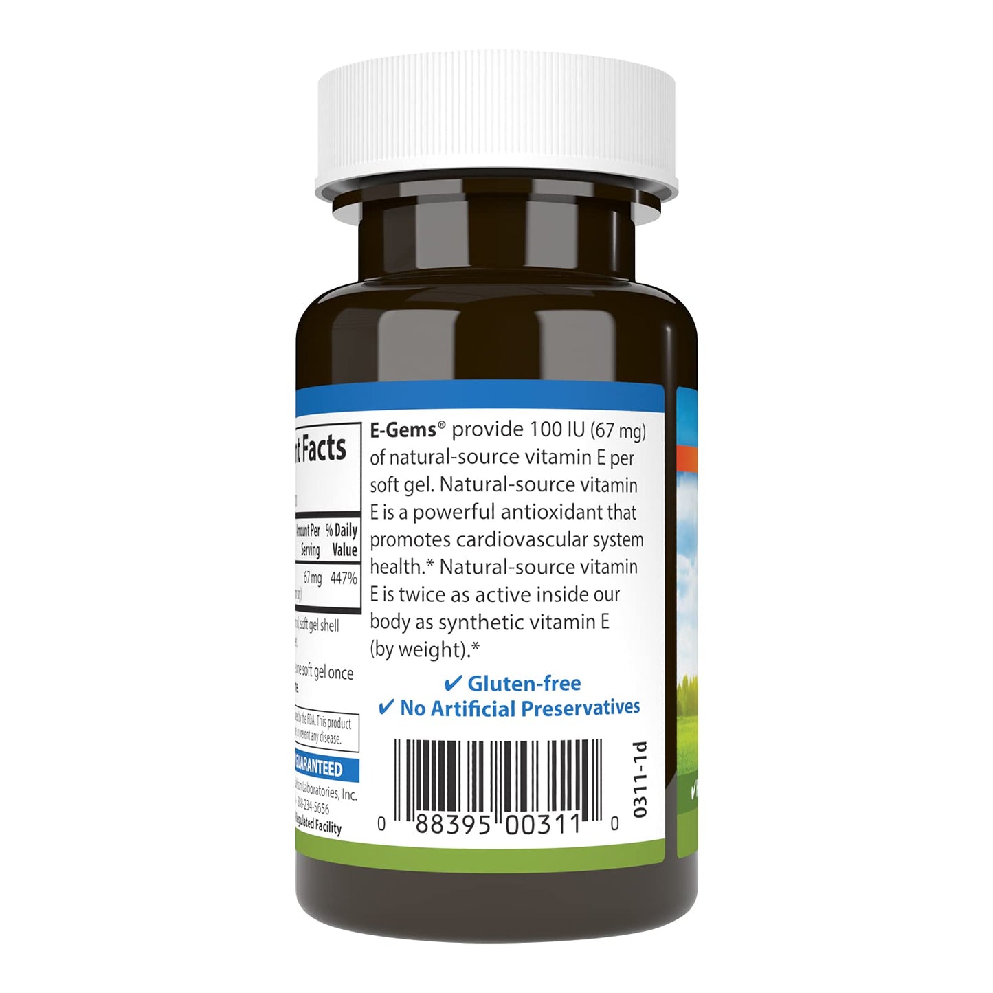 Carlson E-Gems Softgels 100 Count