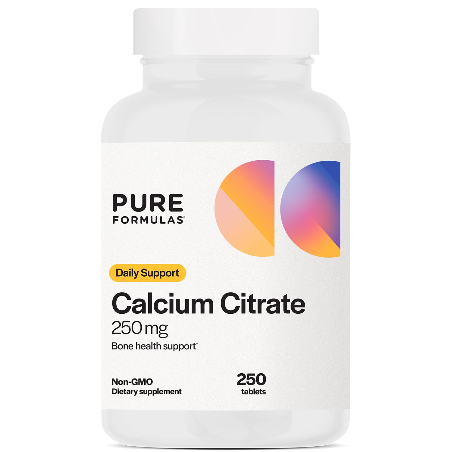 PureFormulas Calcium Citrate 250 mg 250 Tablets