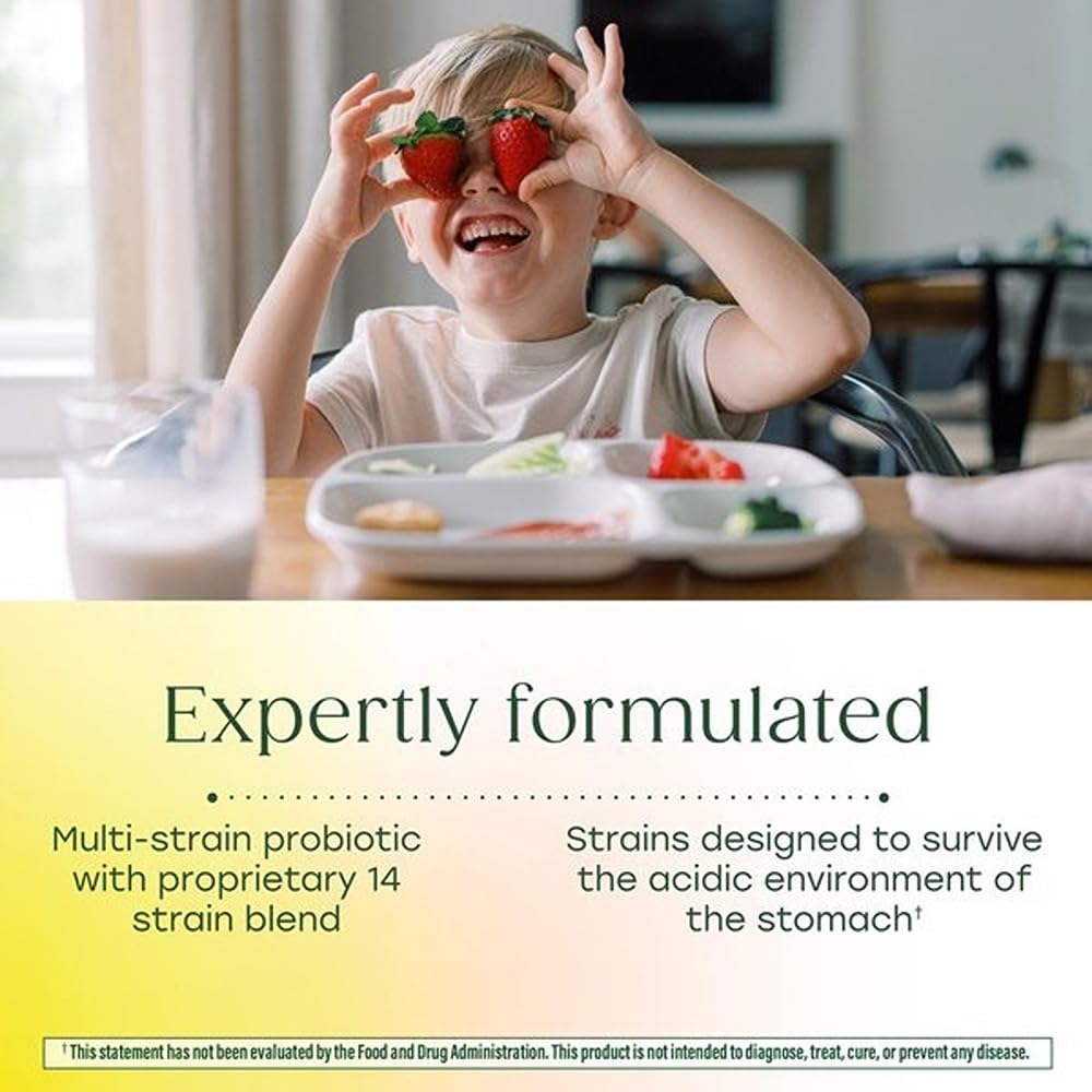 MegaFood MegaFlora Kids Probiotics Capsule, 60 Mini Capsules