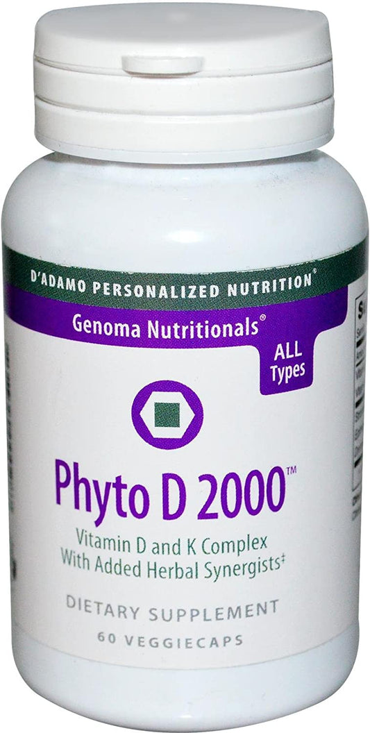 D'Adamo Personalized Nutrition Phyto D 2000 Capsules, 60 Count