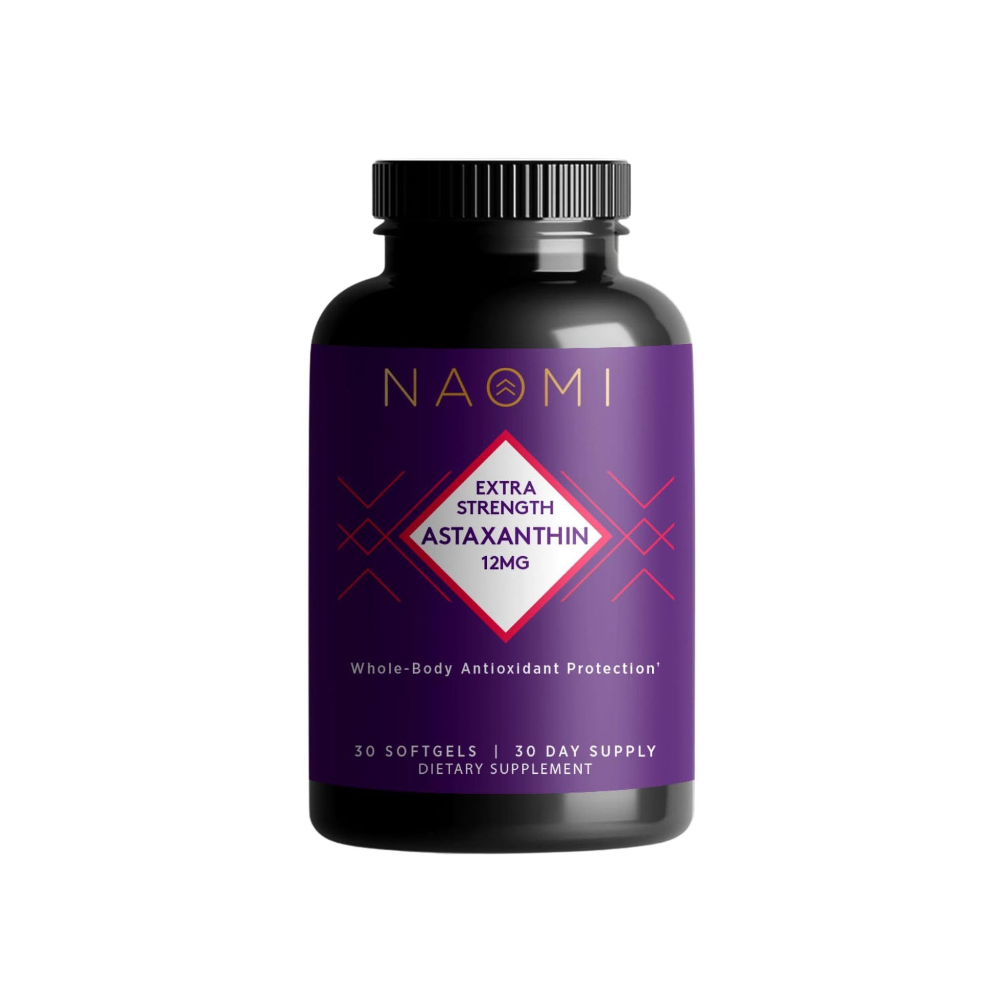 NAOMI Extra Strength Astaxanthin 12mg Softgels, 30 Count