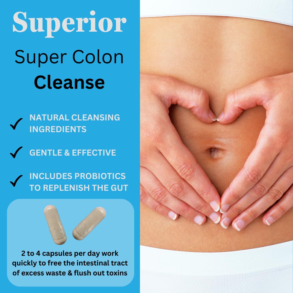 Staver Health Super Colon Cleanse Capsules, 60 Count