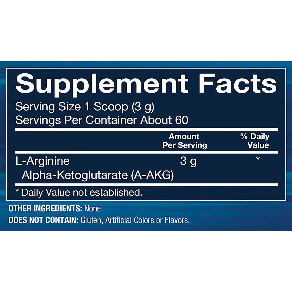 BodyTech L-Arginine AKG 3000MG Powder 6.35 Ounces