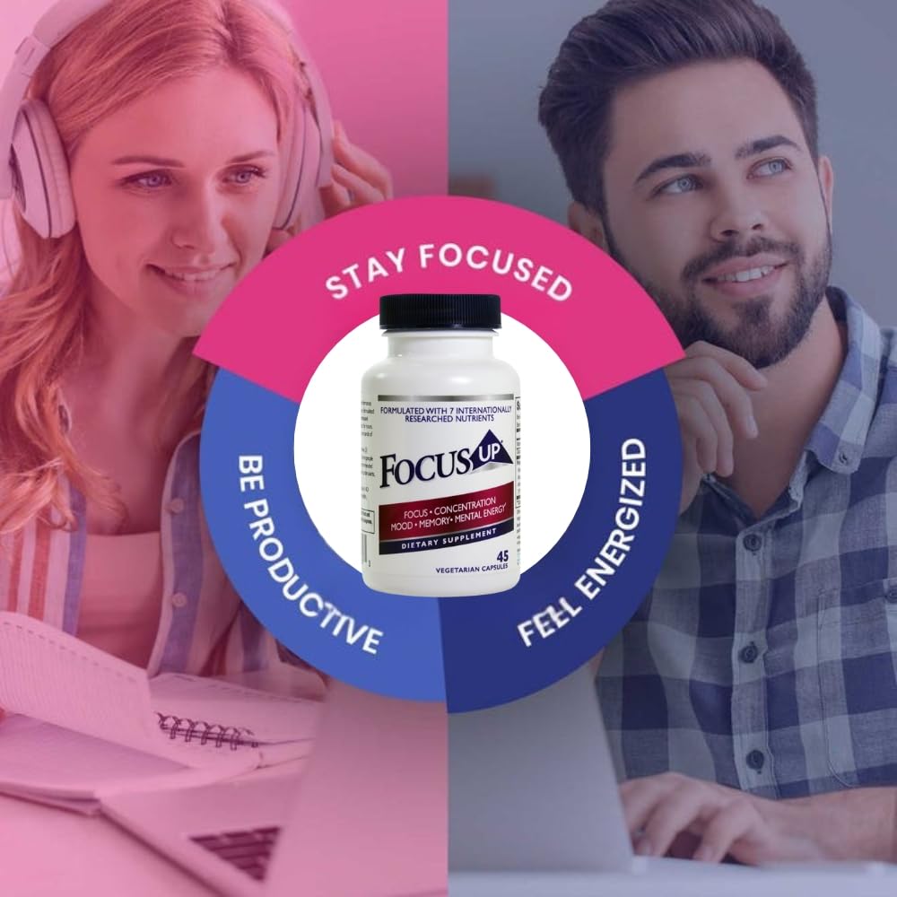 Xooma FocusUP Brain & Energy Support Supplement Capsules 45 Count