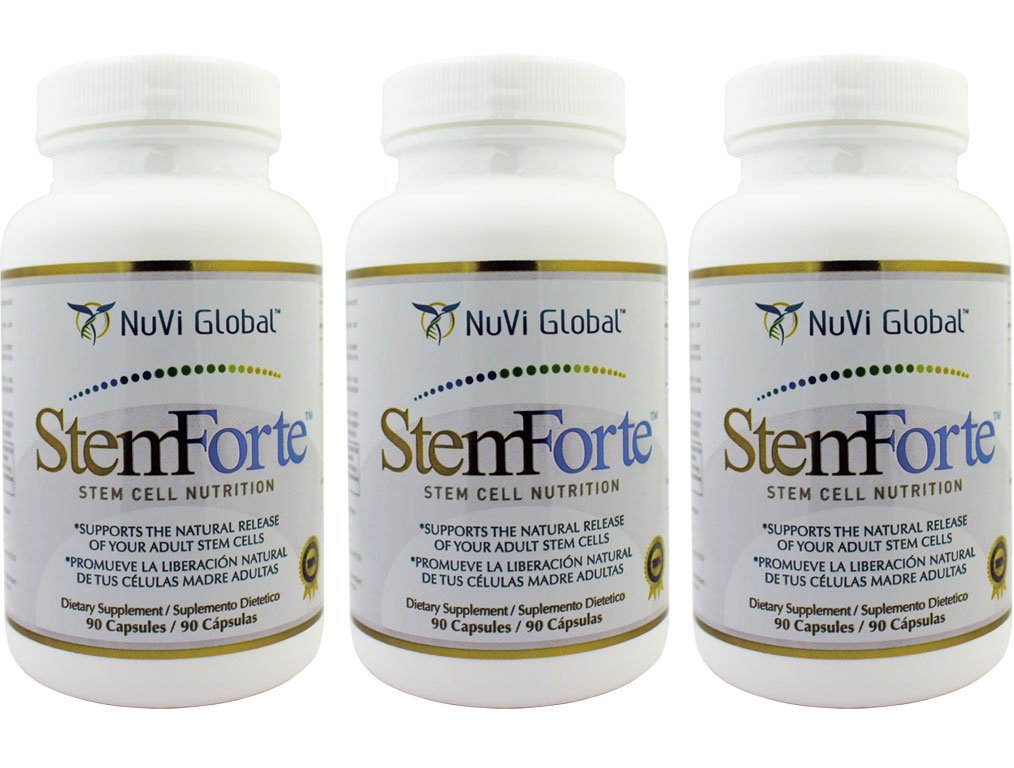 StemForte Plus Stem Cell Nutritional Supplements Capsules, 270 Capsules