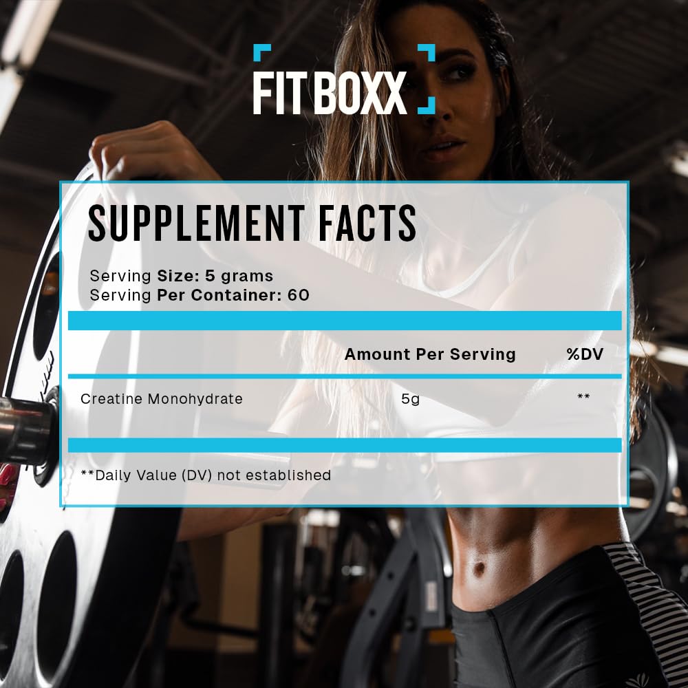 Fit Boxx ATPDrive Creatine Monohydrate Powder 10.58 Ounce
