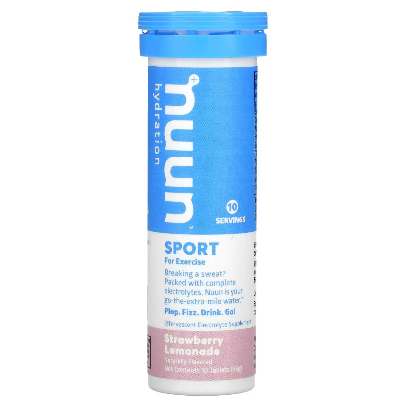 Nuun Active Strawberry Lemonade Electrolyte Drink Tablets, 30 Tablets