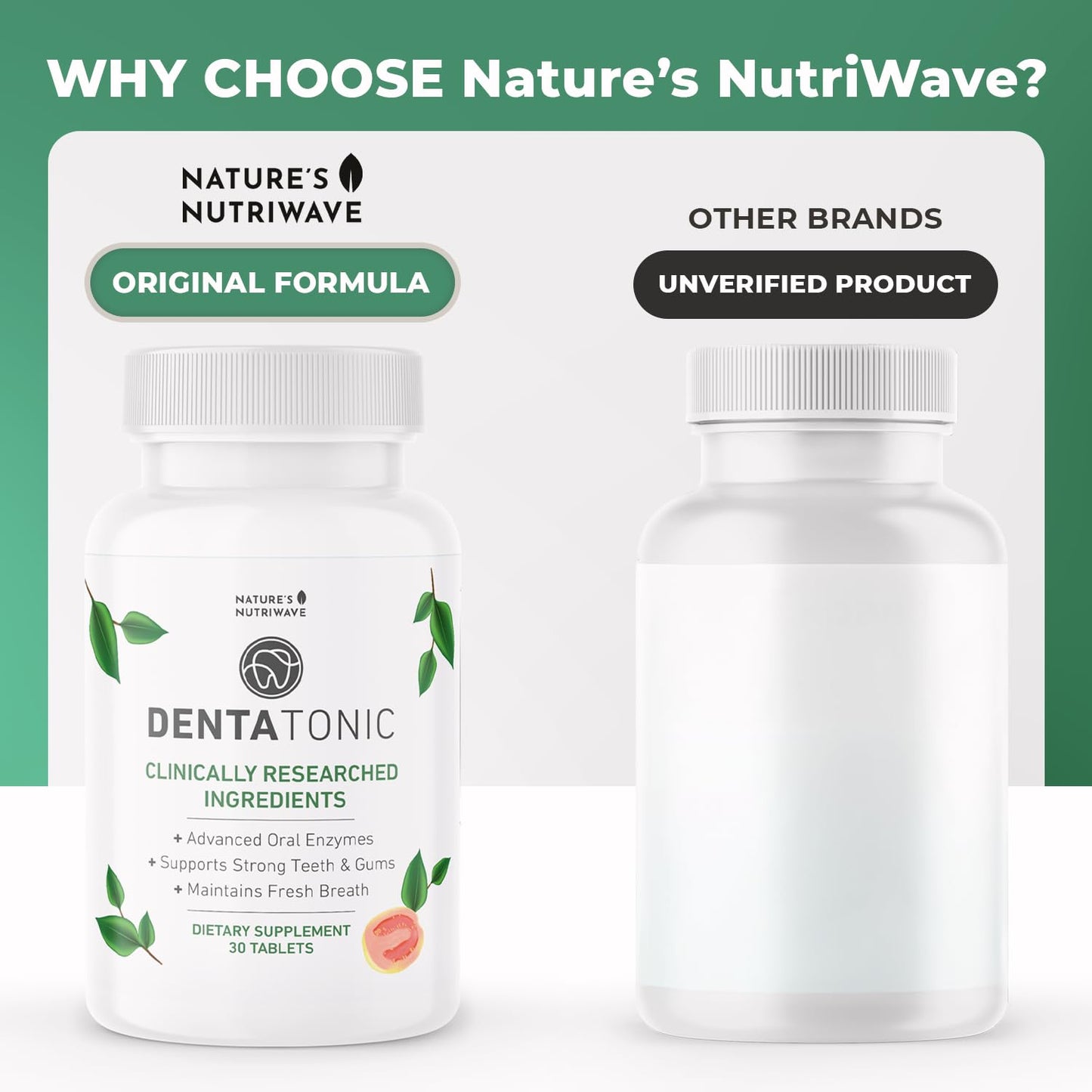 Nature’s NutriWave DentaTonic 30 Tablets