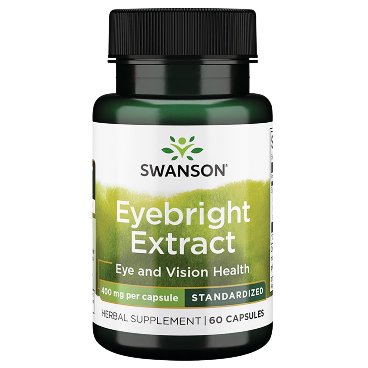 Swanson Eyebright Extract 400 Milligrams Capsules, 60 Count