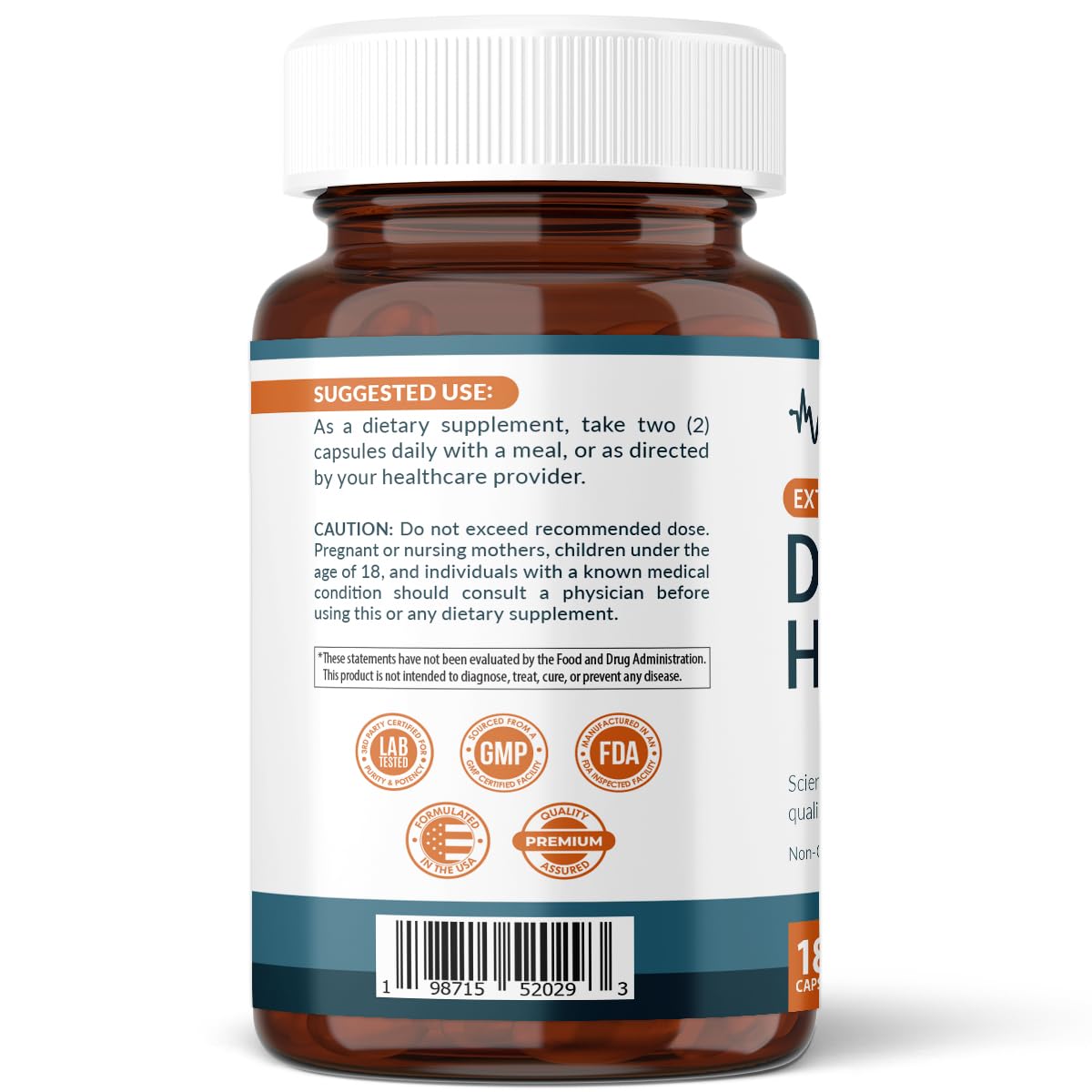VitaPulse Hesperidin Plus 1000mg Per Serving Capsule 180 Count