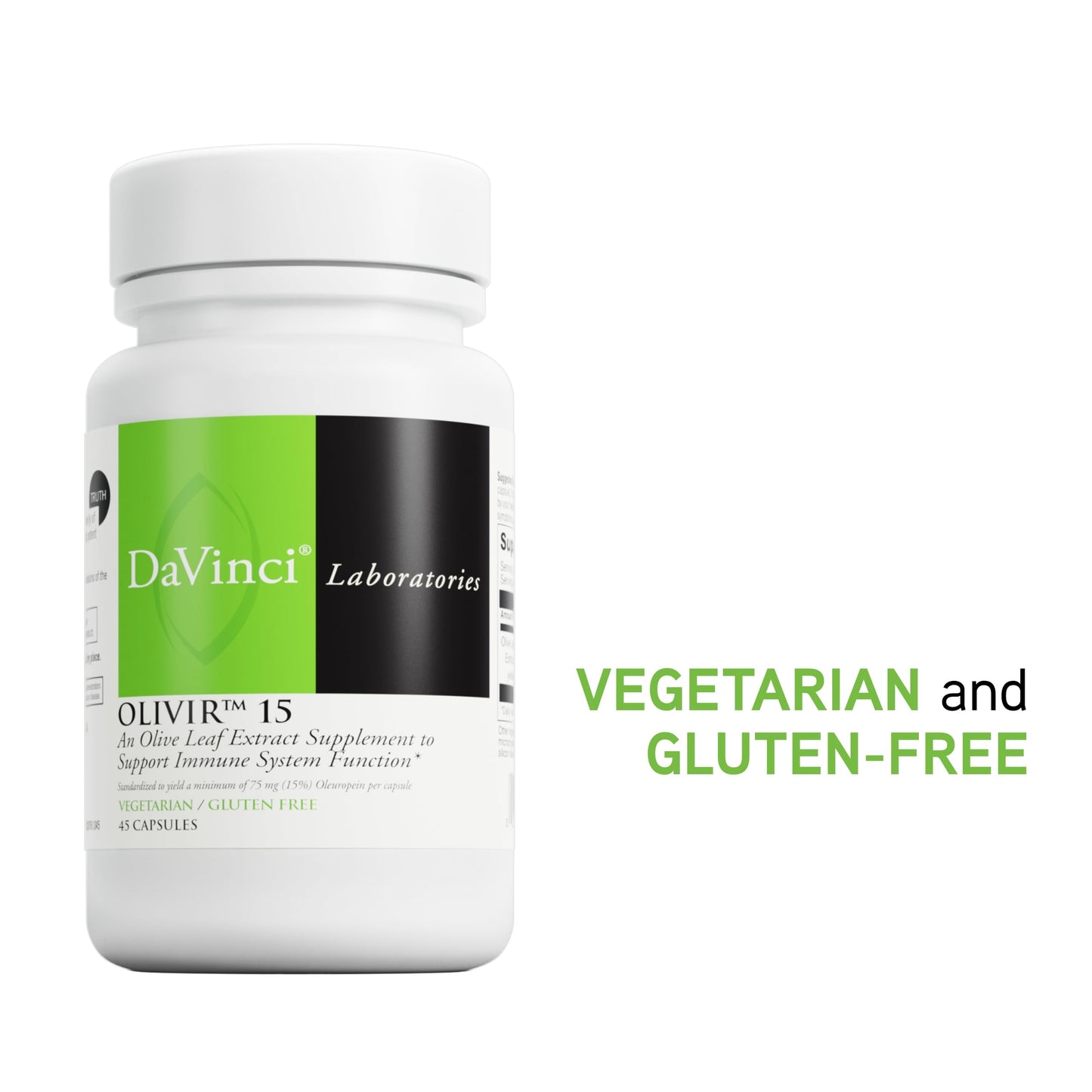 DAVINCI Olivir 15-45 Capsules, 45 Count