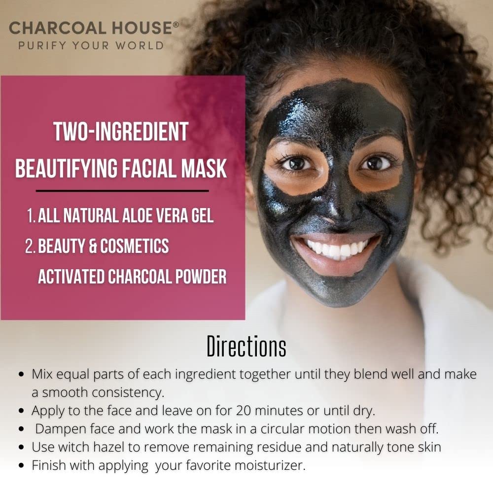 Charcoal House Activated Bamboo Charcoal Powder 8 oz
