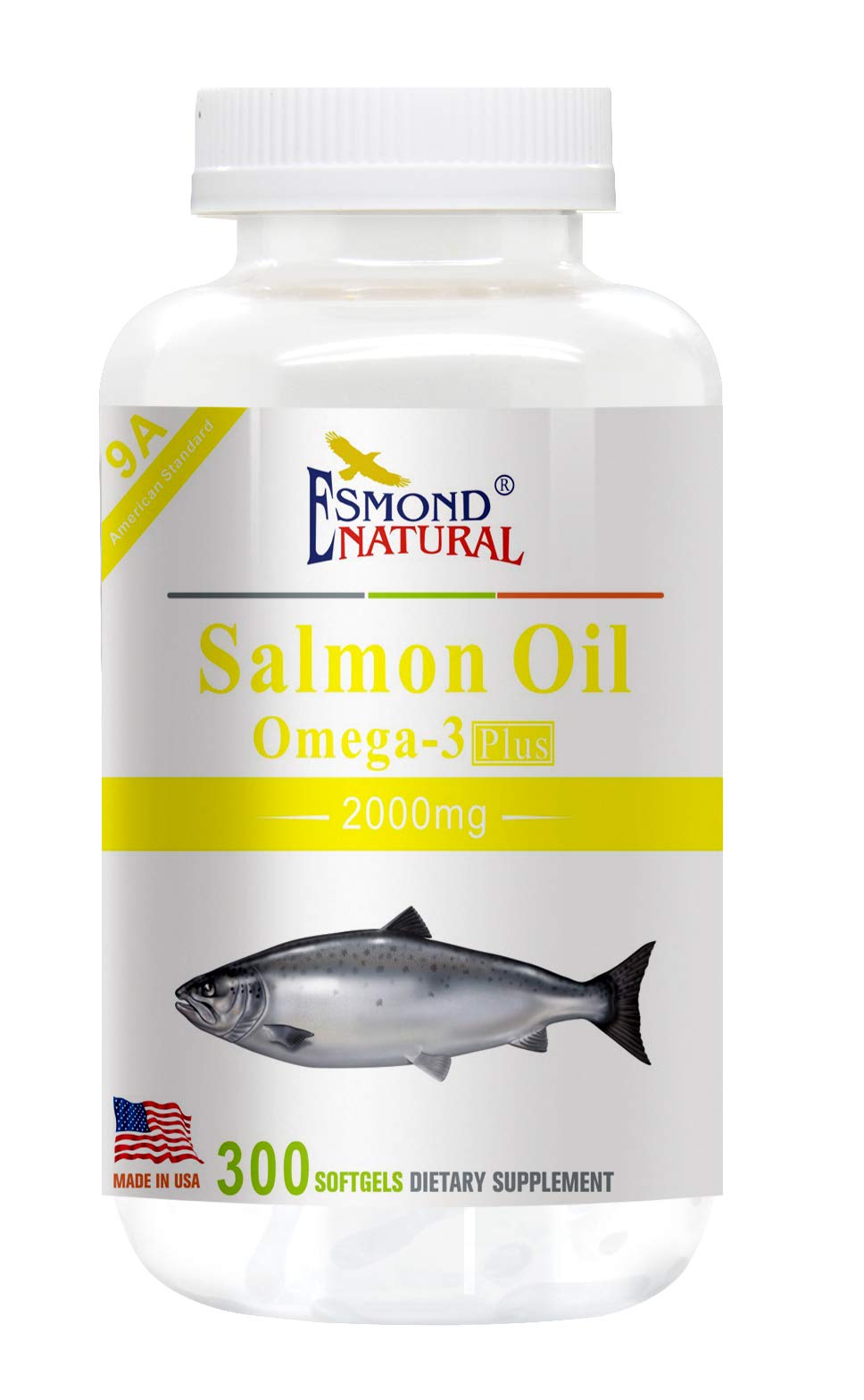 Esmond Natural Salmon Oil (Omega-3 Plus) Softgels, 300 Softgels