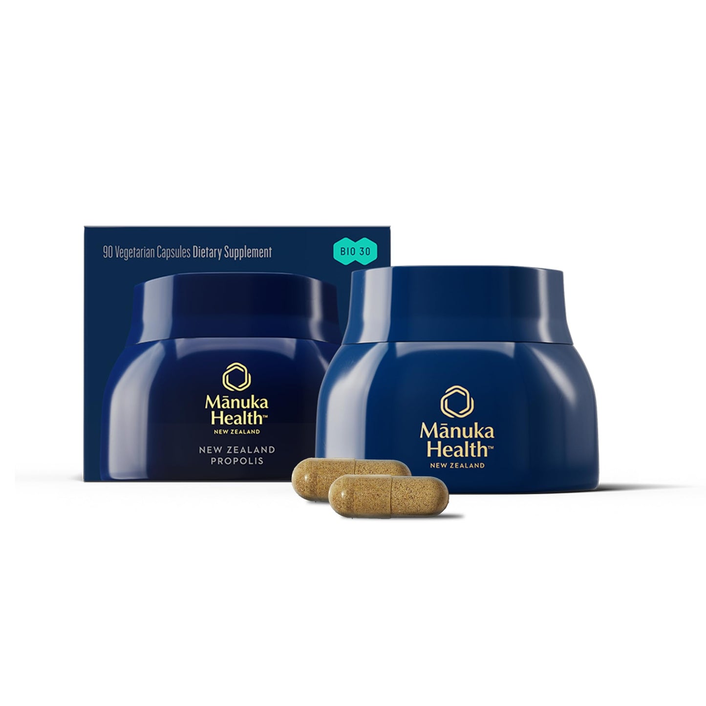 Manuka Health BIO30 Propolis Capsules, 90 Count