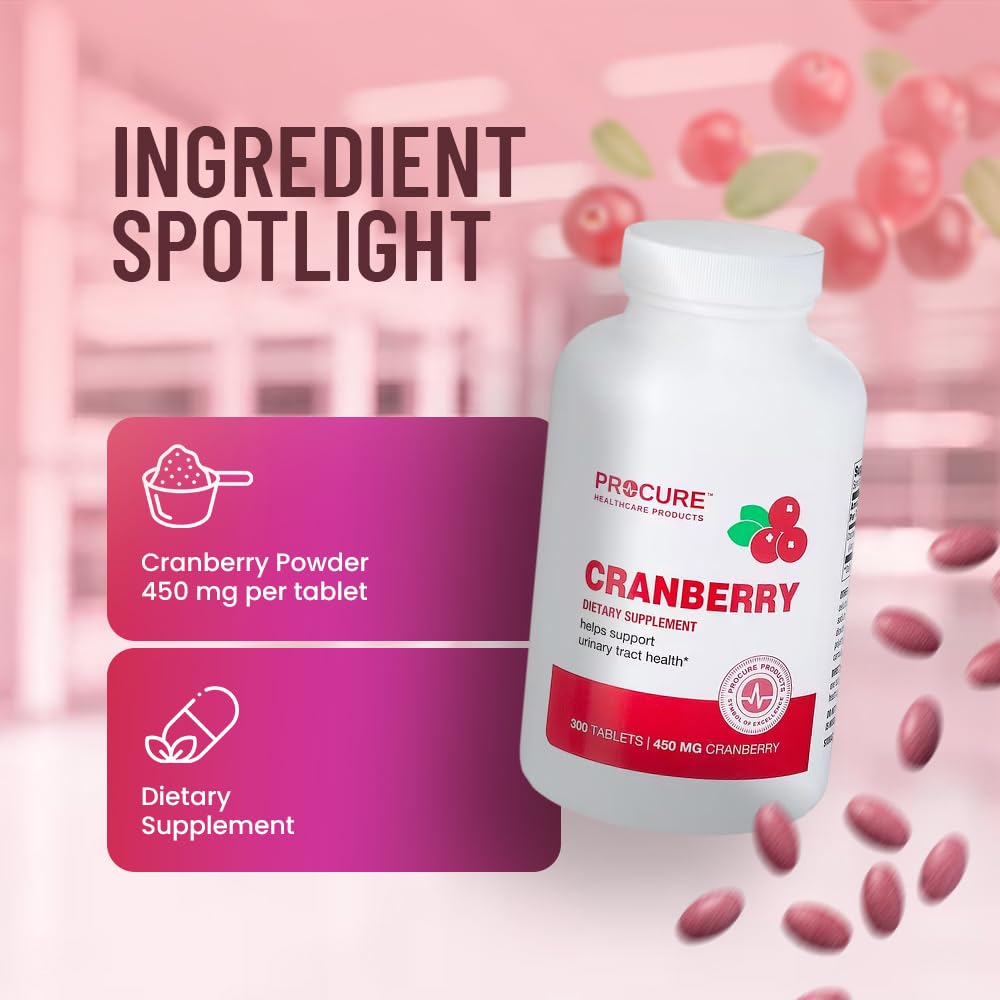 ProCure Cranberry Tablets 450mg, 300 Tablets