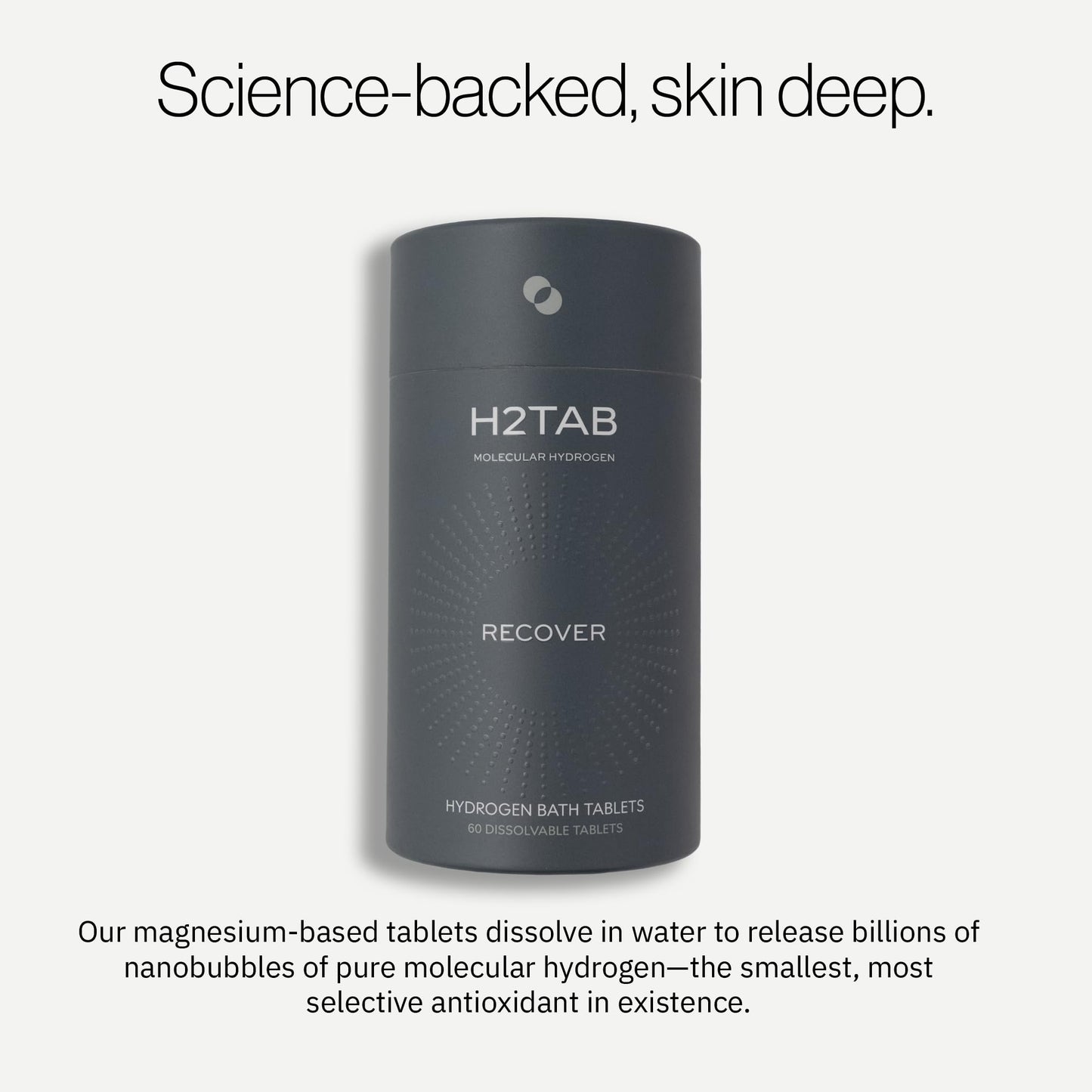 H2TAB Molecular Hydrogen Tablets & Hydrogen Bath Tablets – 61 Tablets