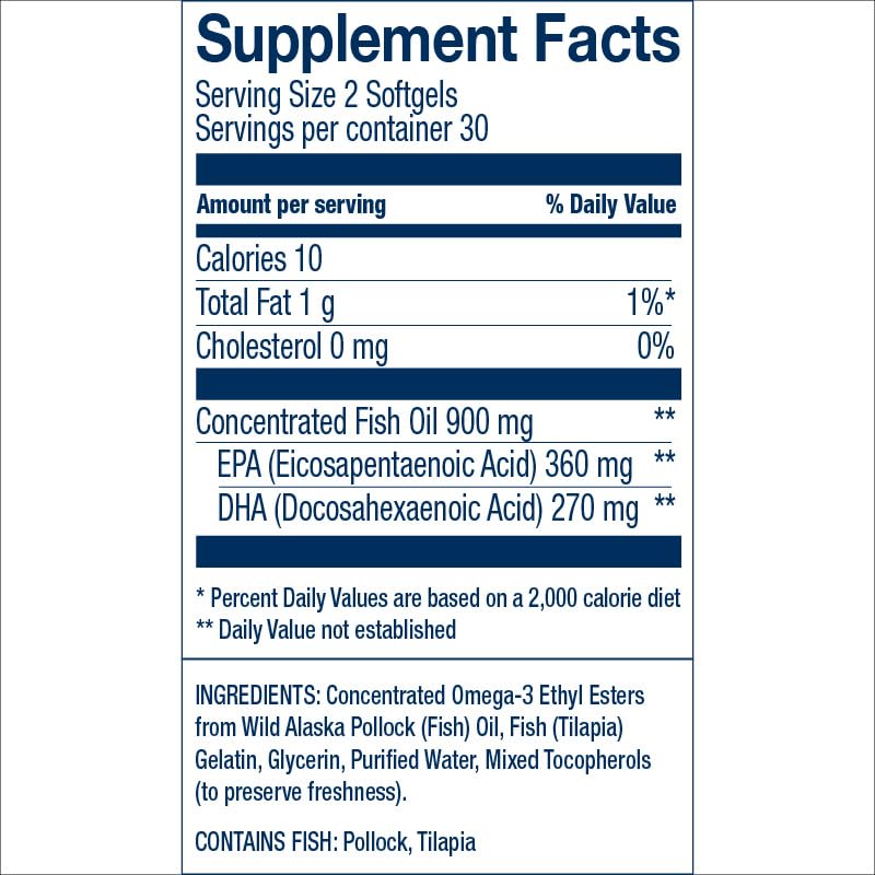 Wiley's Finest Wild Alaskan Fish Oil Easy Swallow Minis Softgels 60 Count