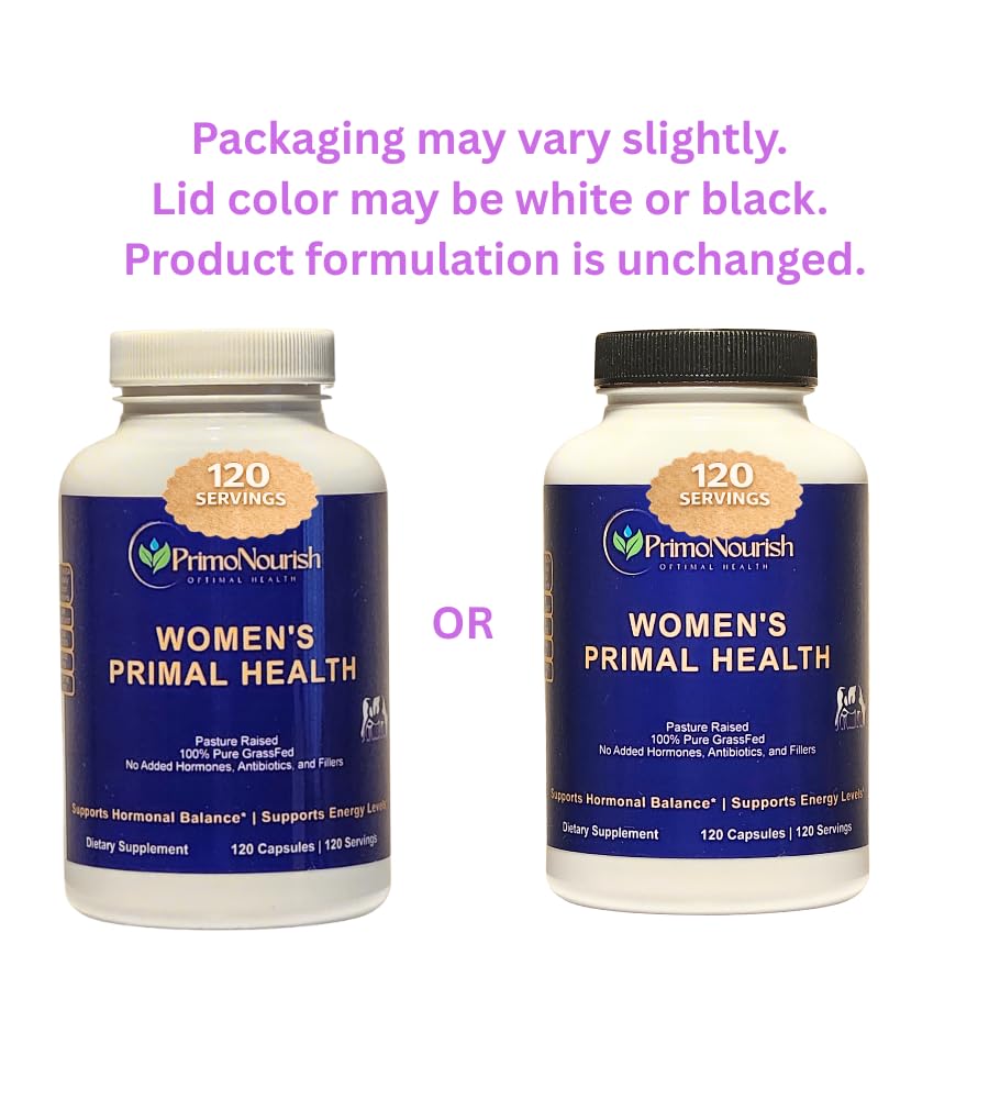 PrimoNourish Grass-Fed Beef Liver Extract Capsules 120