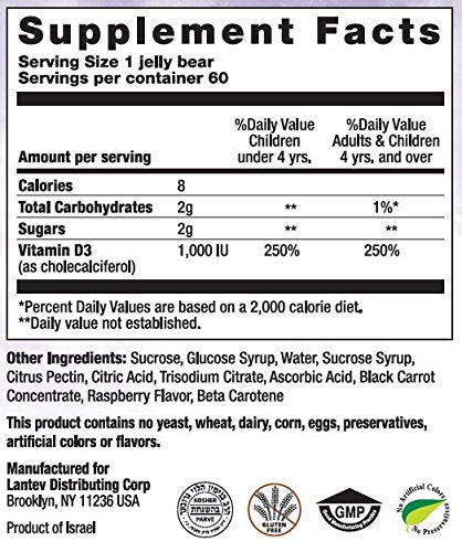 Navitco NutriBear Vitamin D3 1000 IU Capsule, 60 Capsules