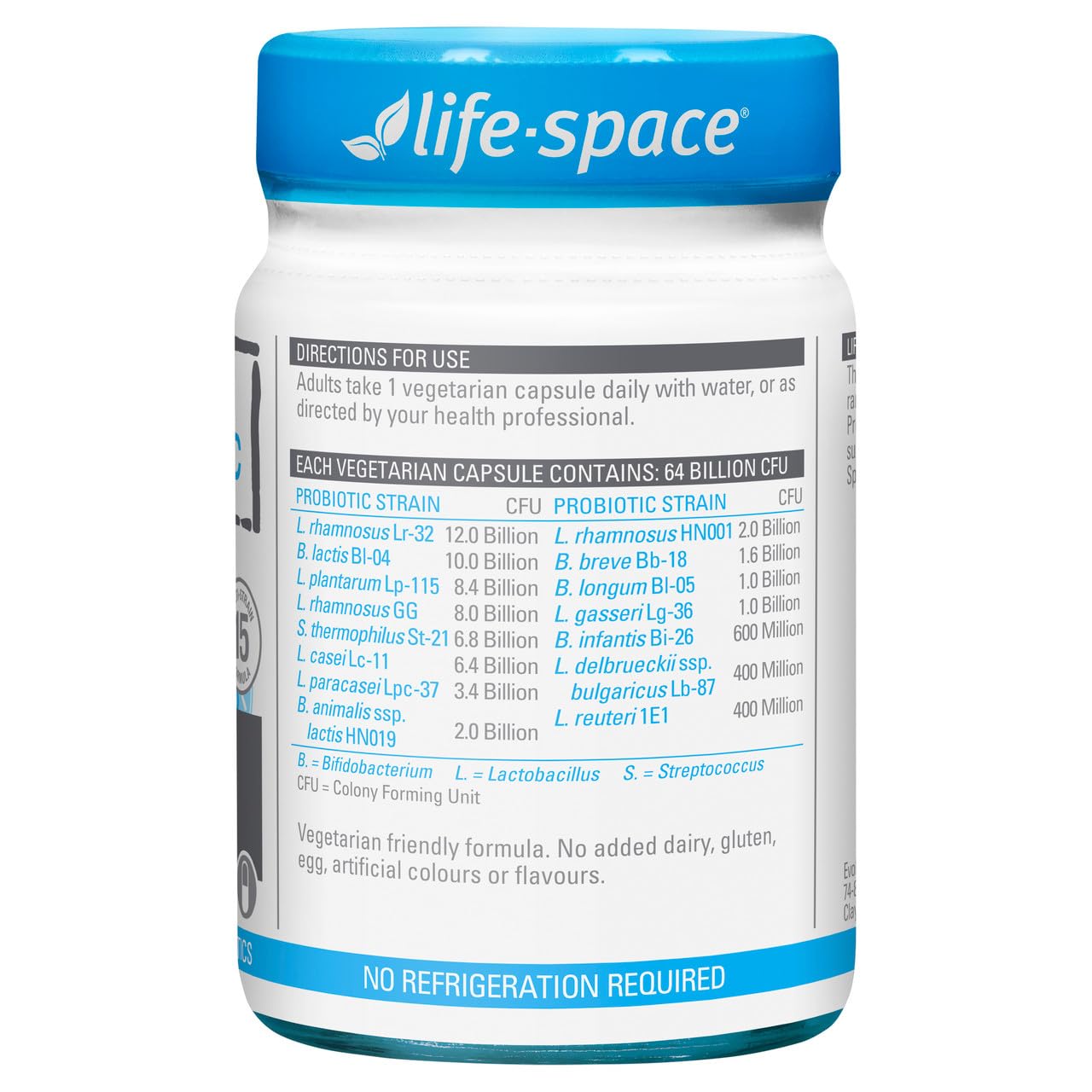 Life-Space Double Strength Probiotic Capsule, 30 Capsules