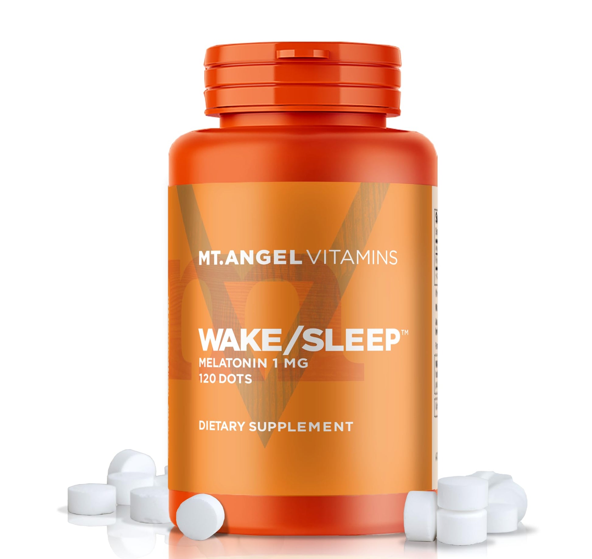 Mt. Angel Vitamins Wake/Sleep Dots Melatonin 1 mg Tablet, 120