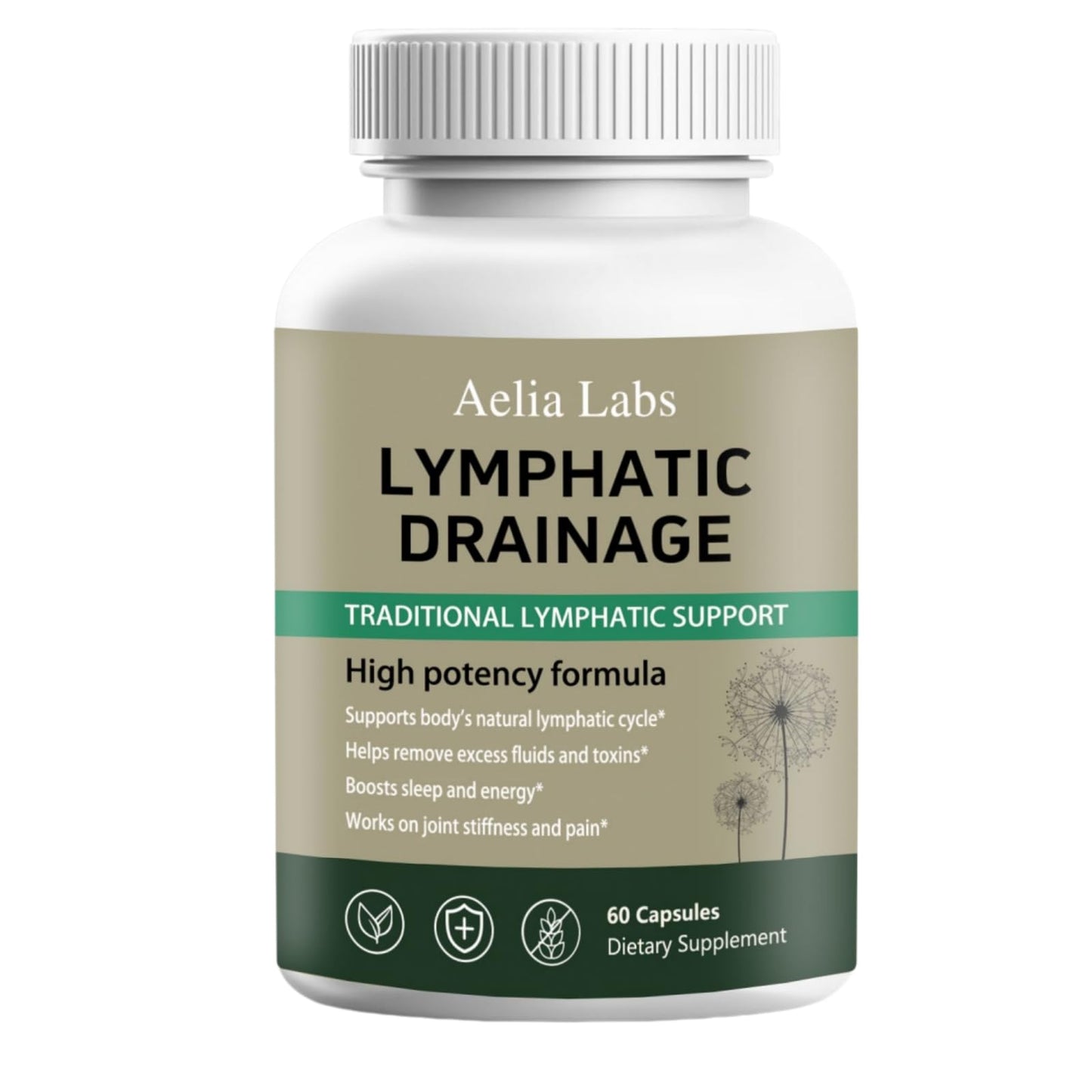 Aelia Labs Drenaje Linfatico Capsules 60 Count