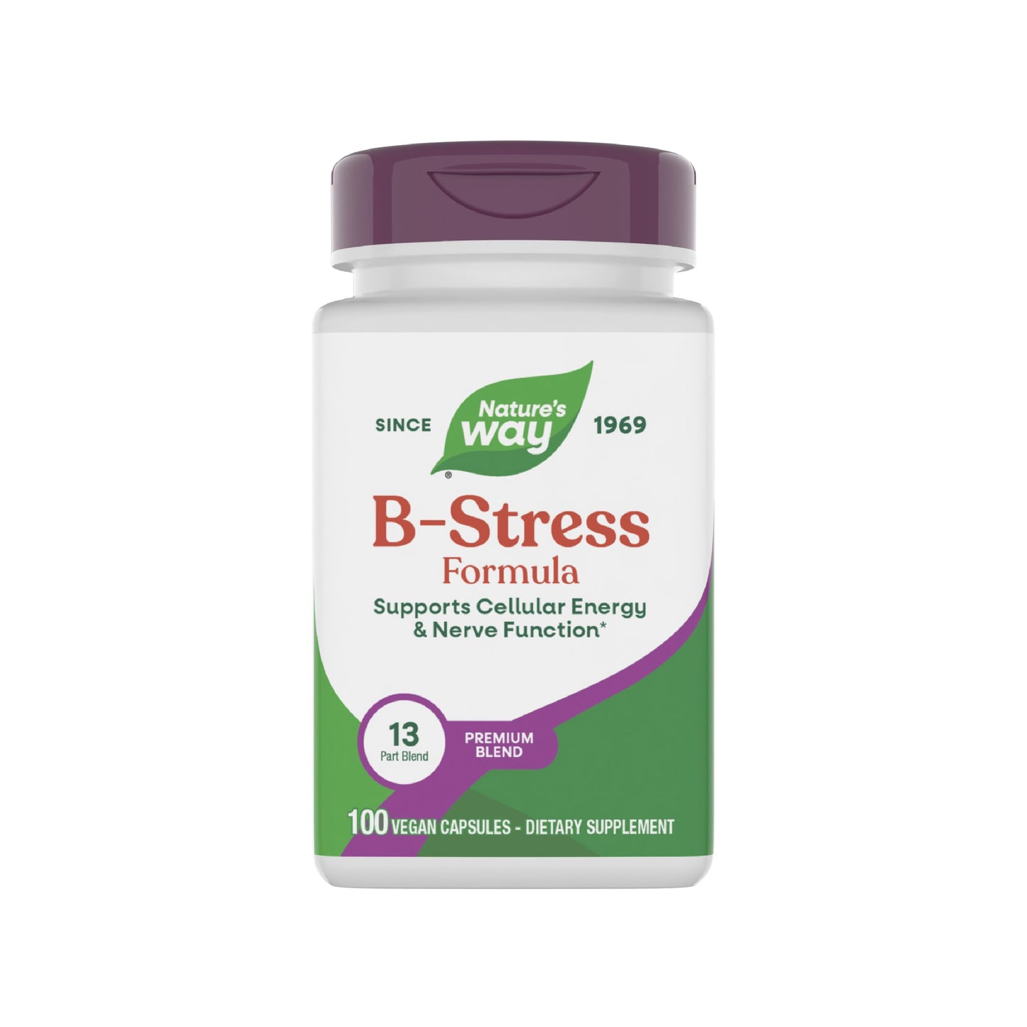Nature's Way B-Stress Formula Capsules, 100 Count