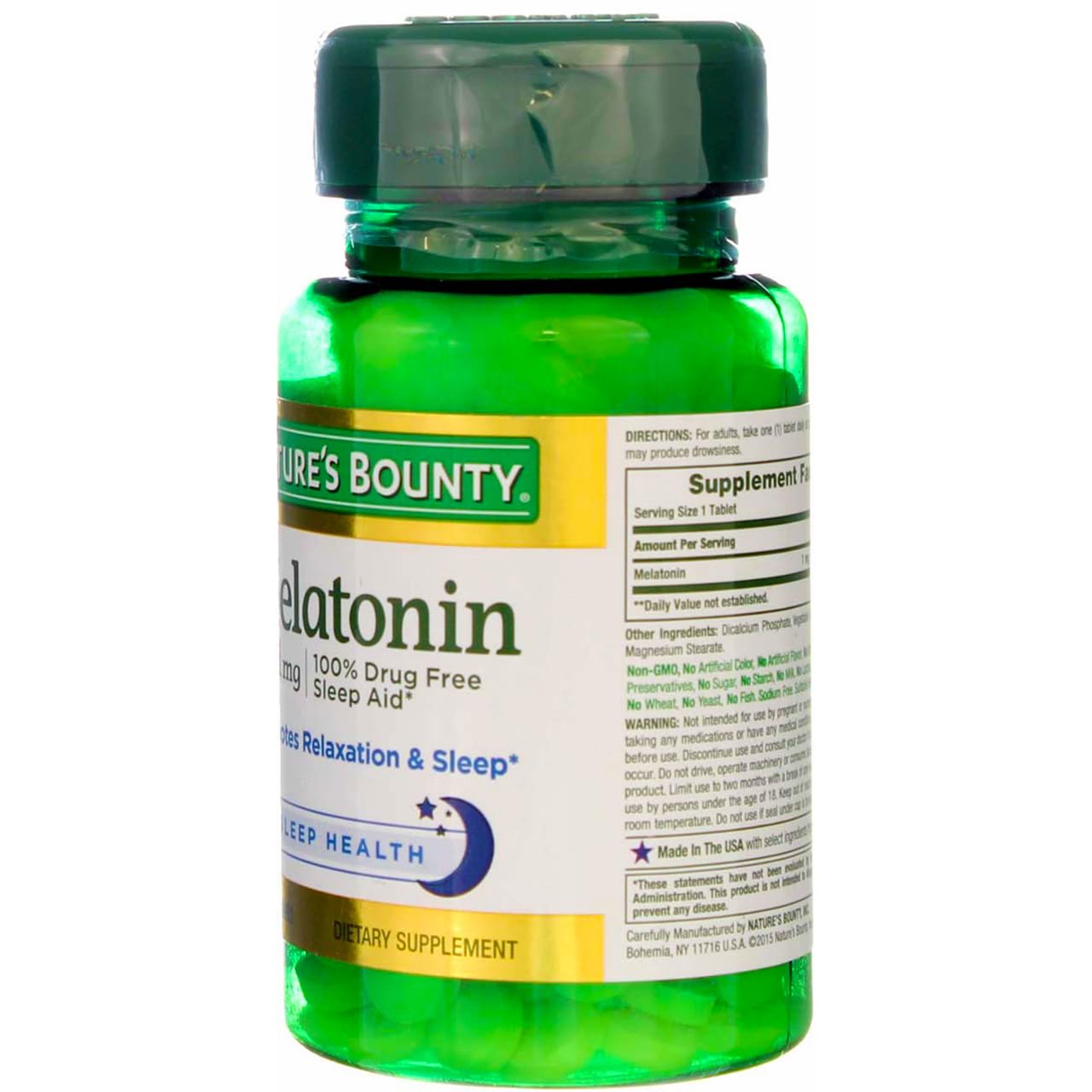 Nature's Bounty Melatonin 1 mg 360 Tablets