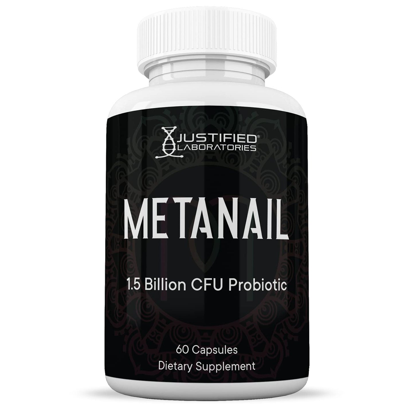 Justified Laboratories Metanail Probiotic Nail Support 1.5 Billion CFU Capsule, 180 Capsules