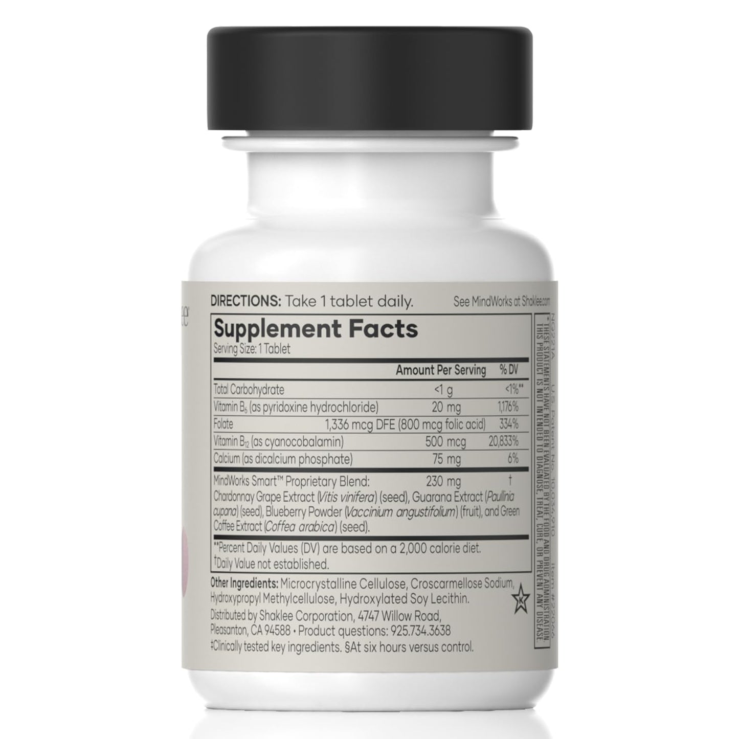 Shaklee MindWorks Brain Health Supplement 30 Tablets